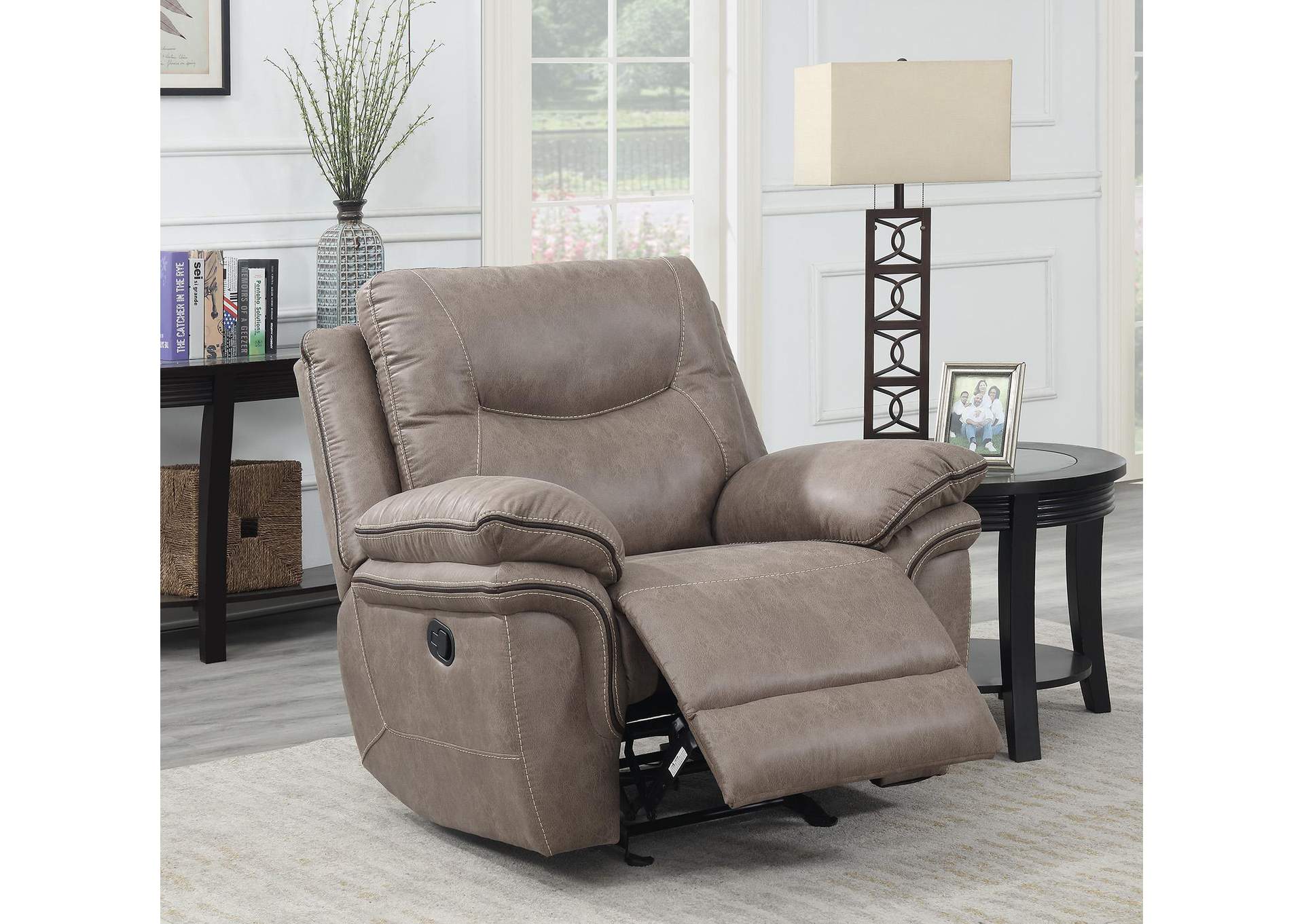 Isabella Sand Recliner Chair image 1