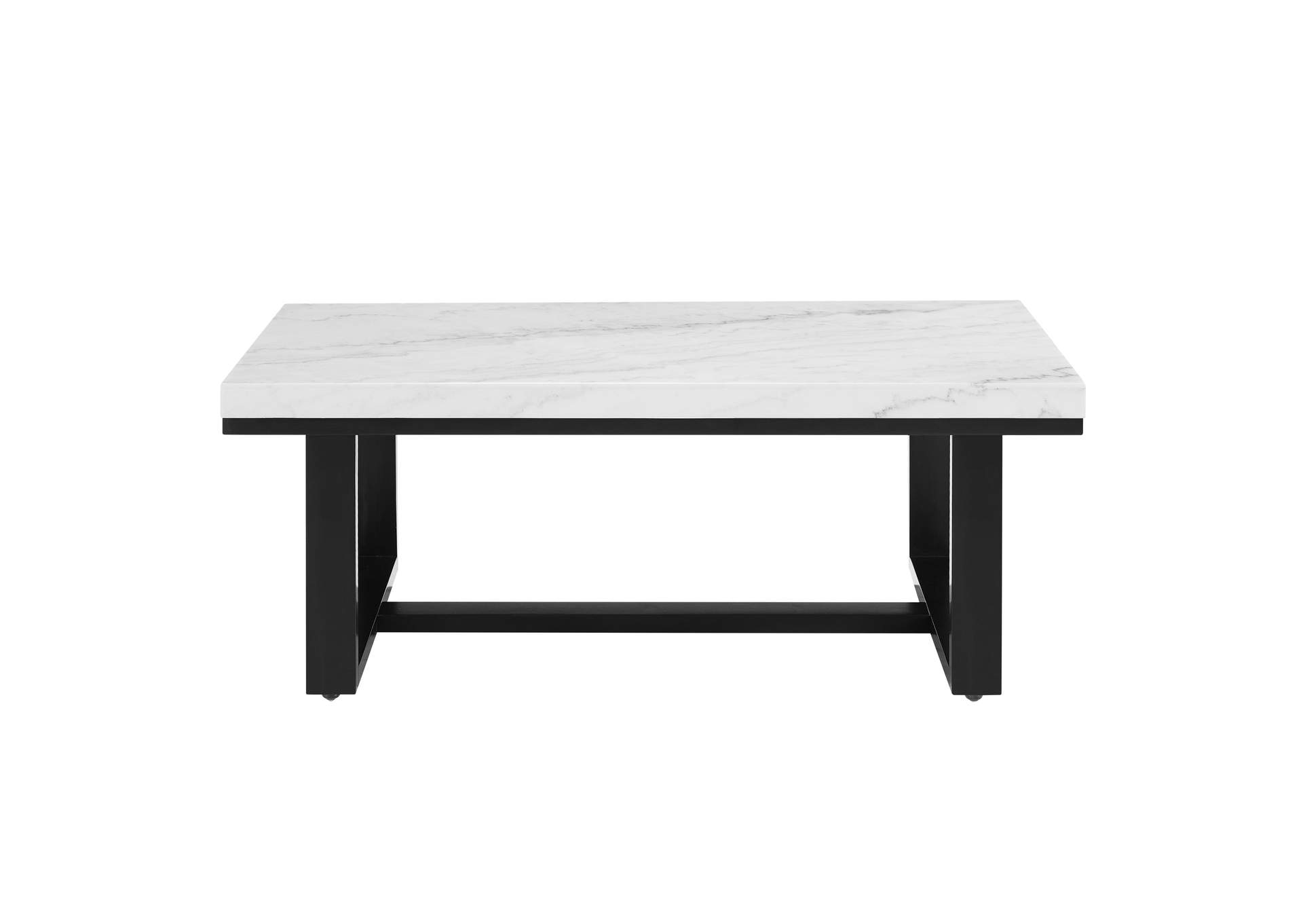 Lucca - Artemis - White Marble Top Cocktail Table image 1