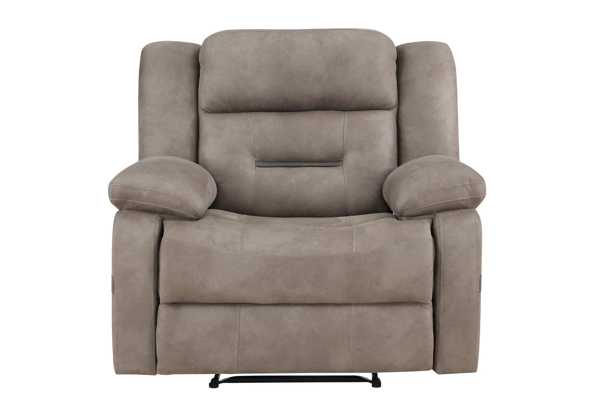 Abilene Manual Recliner, Tan image 1