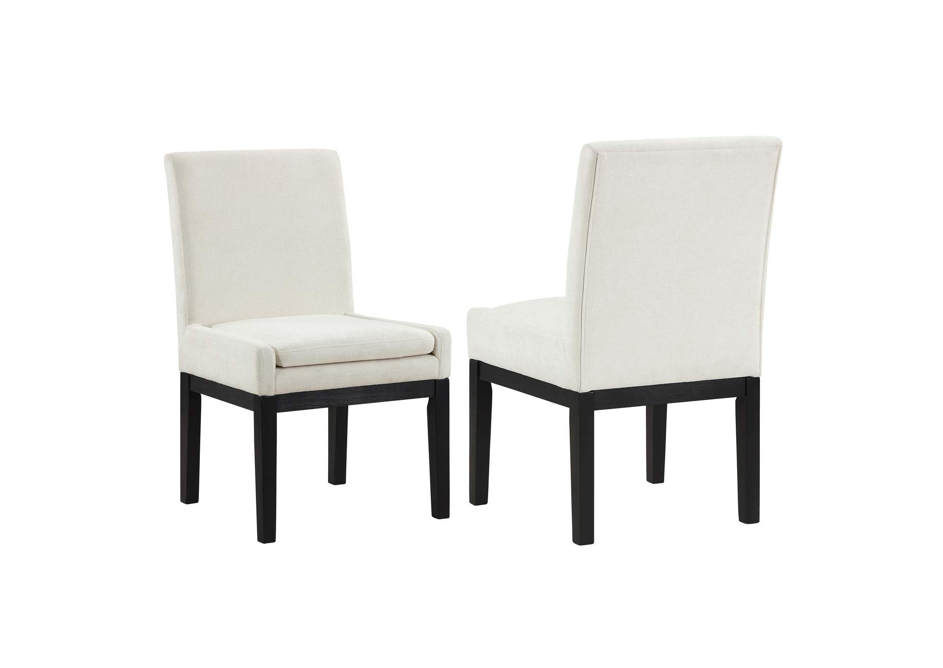 Aubrey Black Upholstered Side Chair image 1