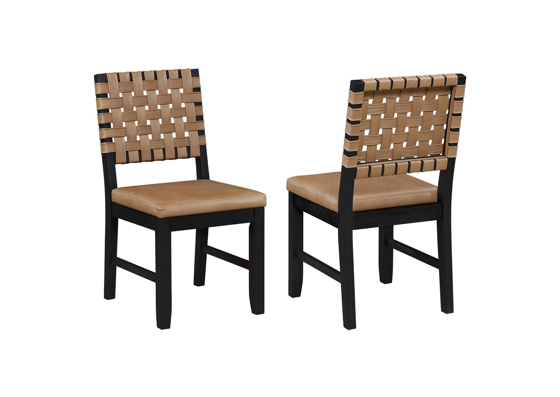 Reid Black Side Chair image 1