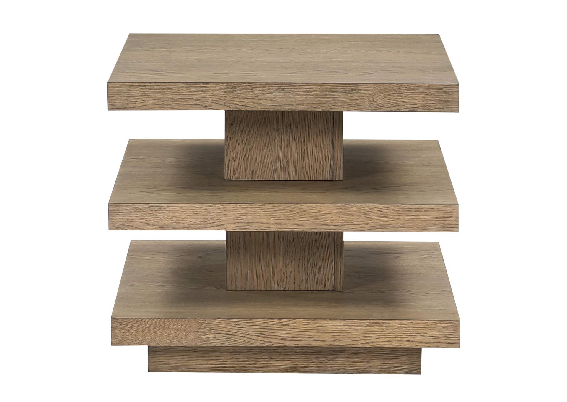 Canyon End Table, Brown image 1
