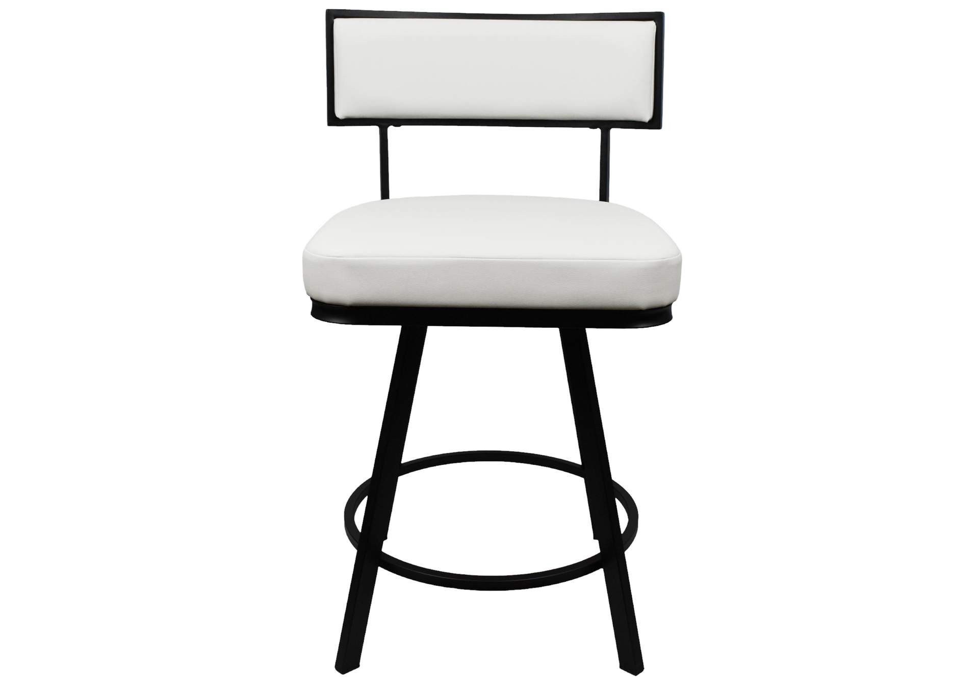 Zenon White Counter Chair image 1