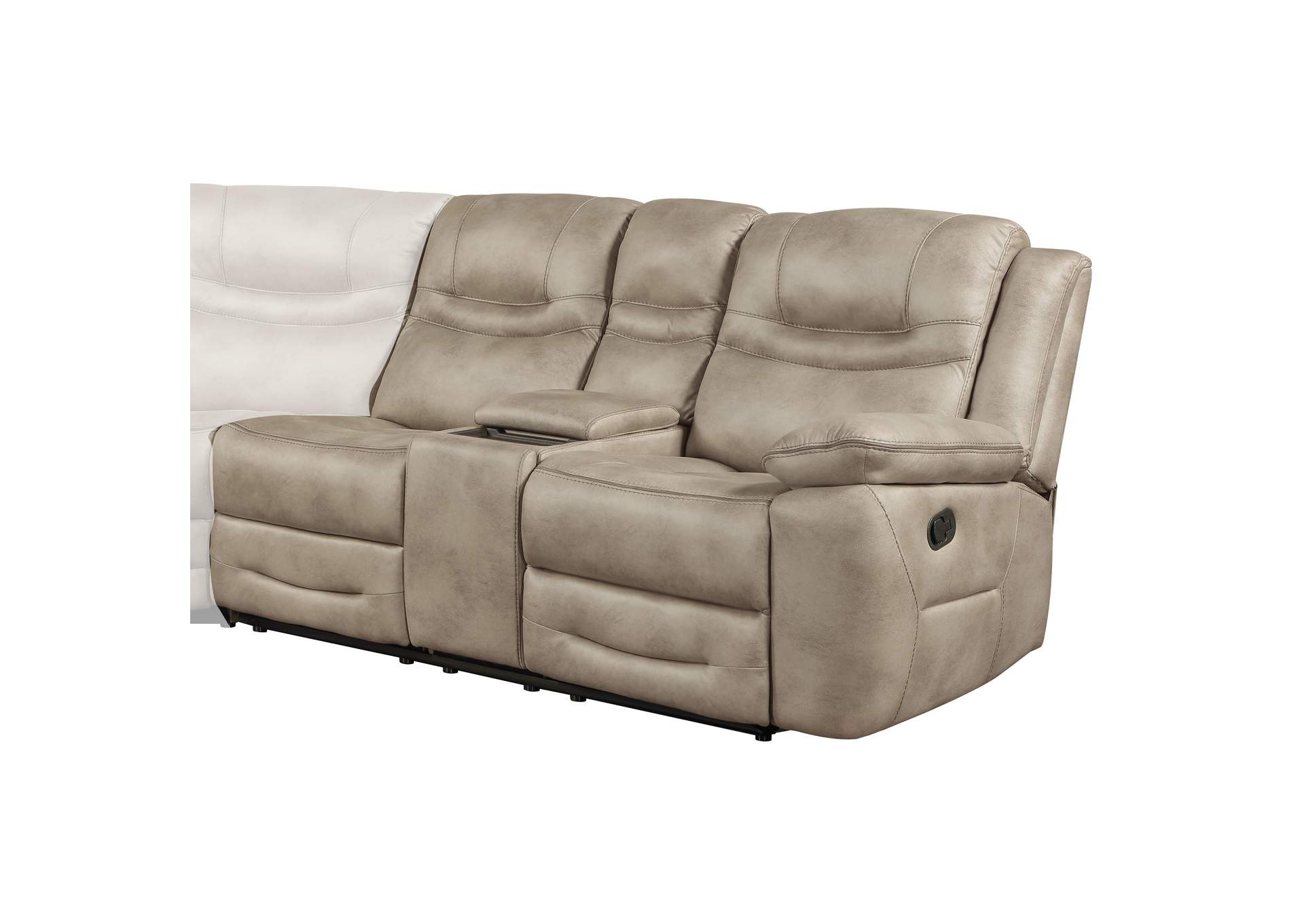 Shelton Stone Right-Arm-Facing Loveseat image 1