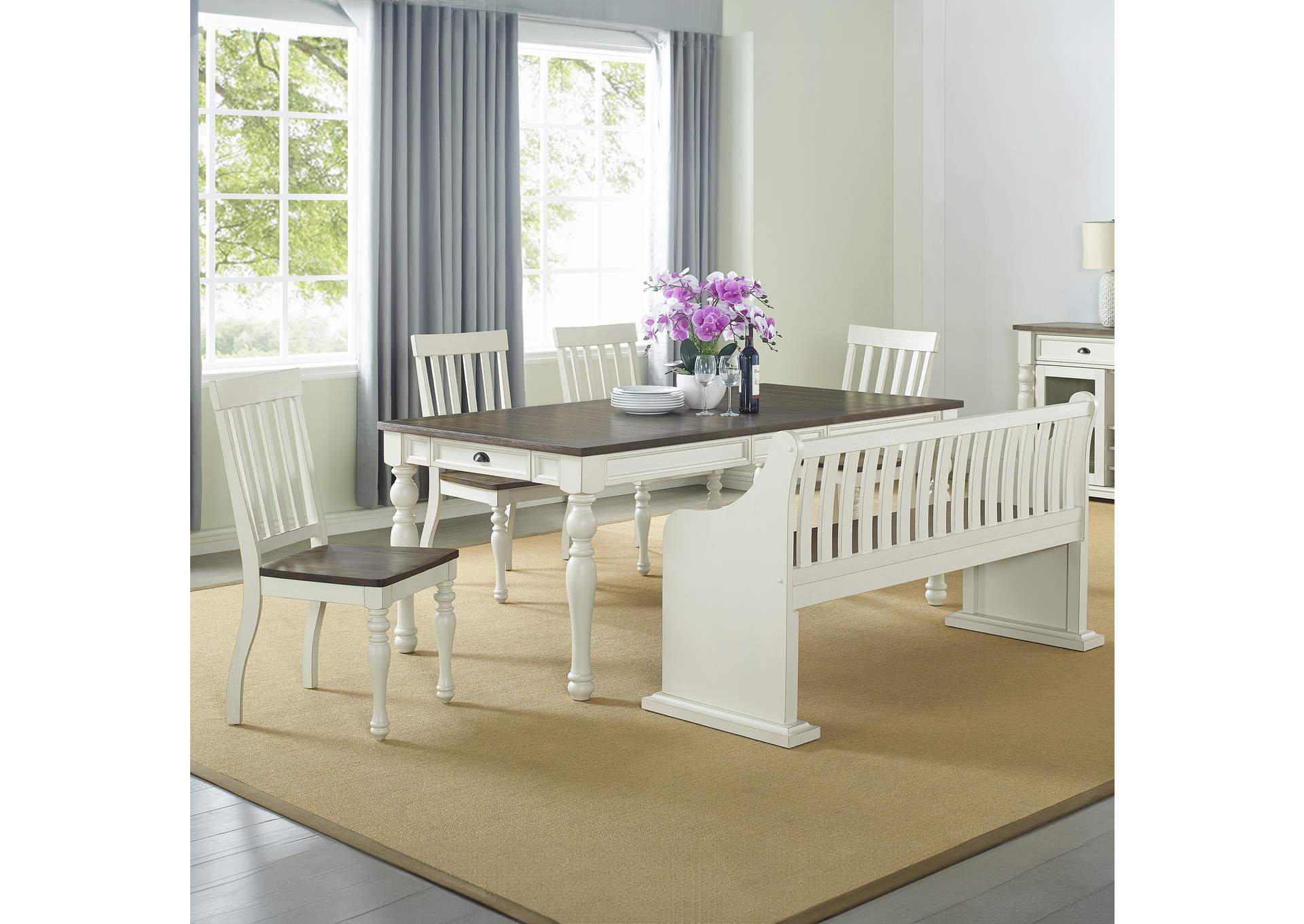 Joanna Two Tone 6-Piece Dining Set image 1