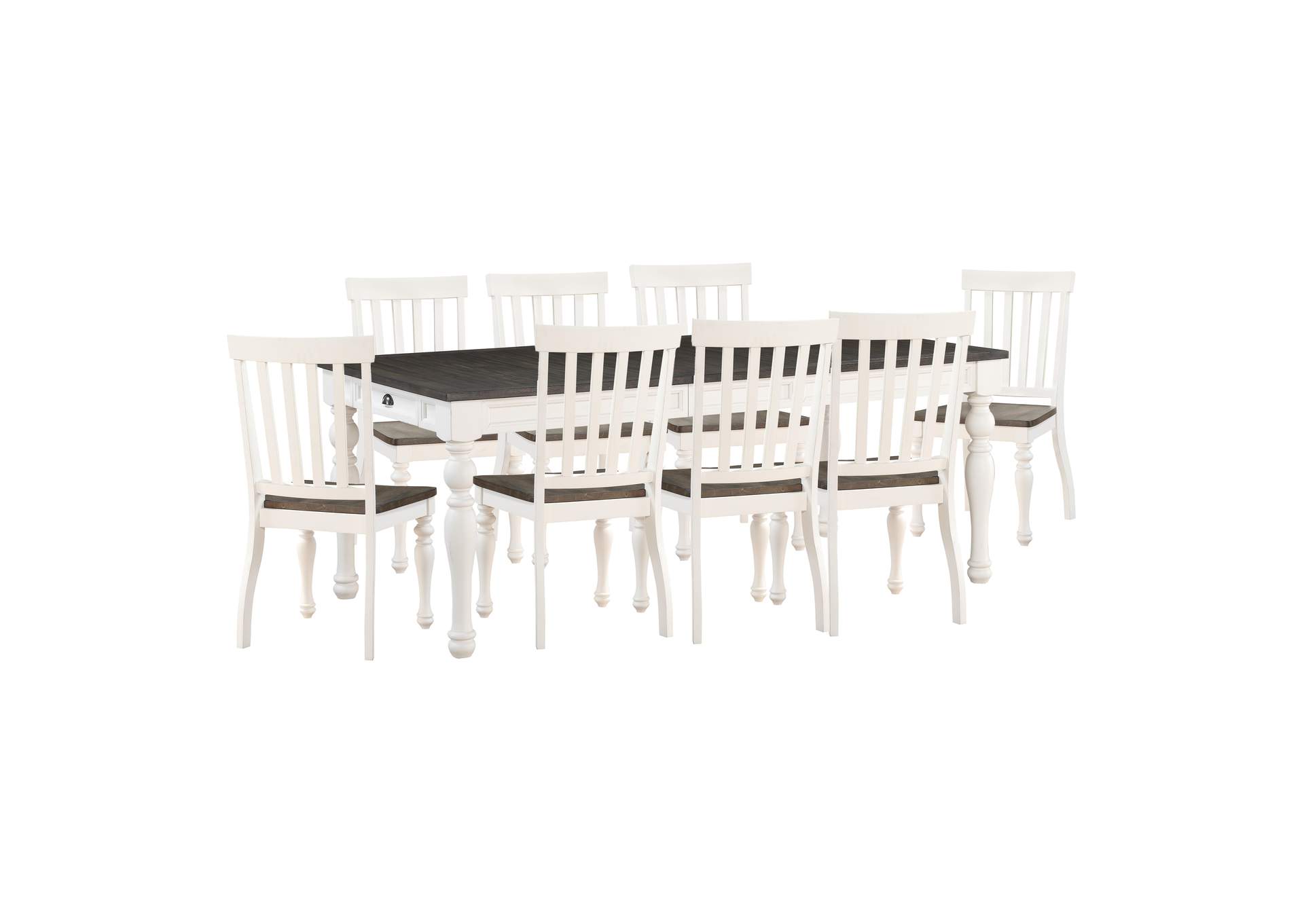 Joanna Two Tone 9-Piece Dining Set image 1