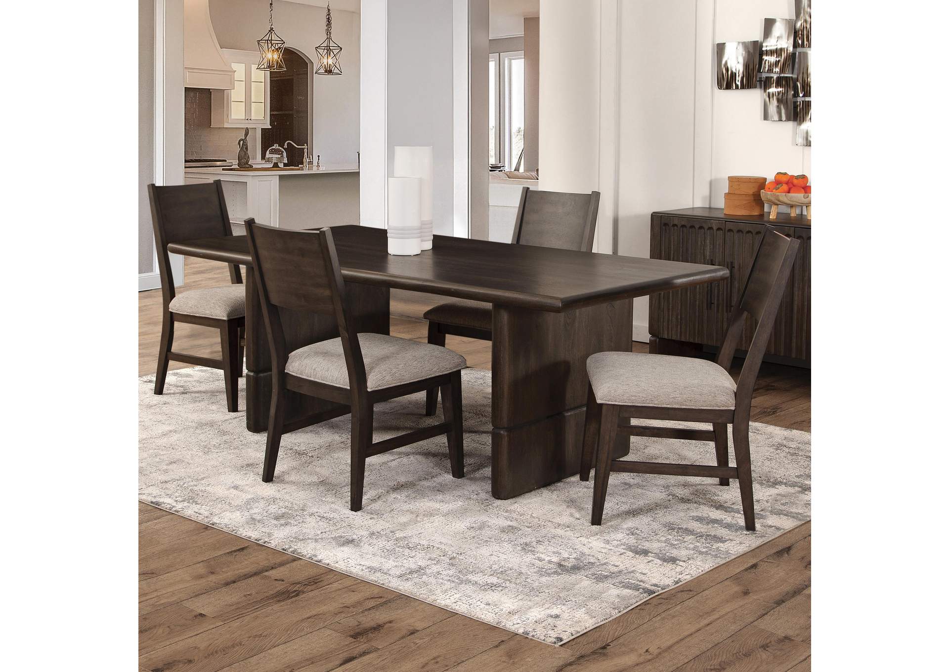 Norvell Gray 5-Piece Dining Set image 1