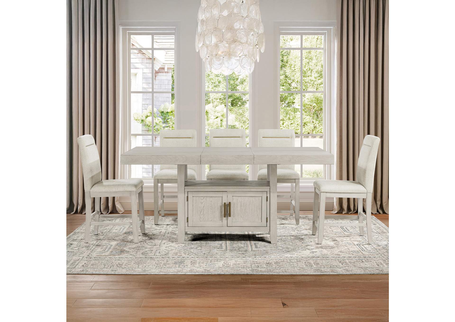 Garland Sand 7-Piece Counter Height Dining Set image 1