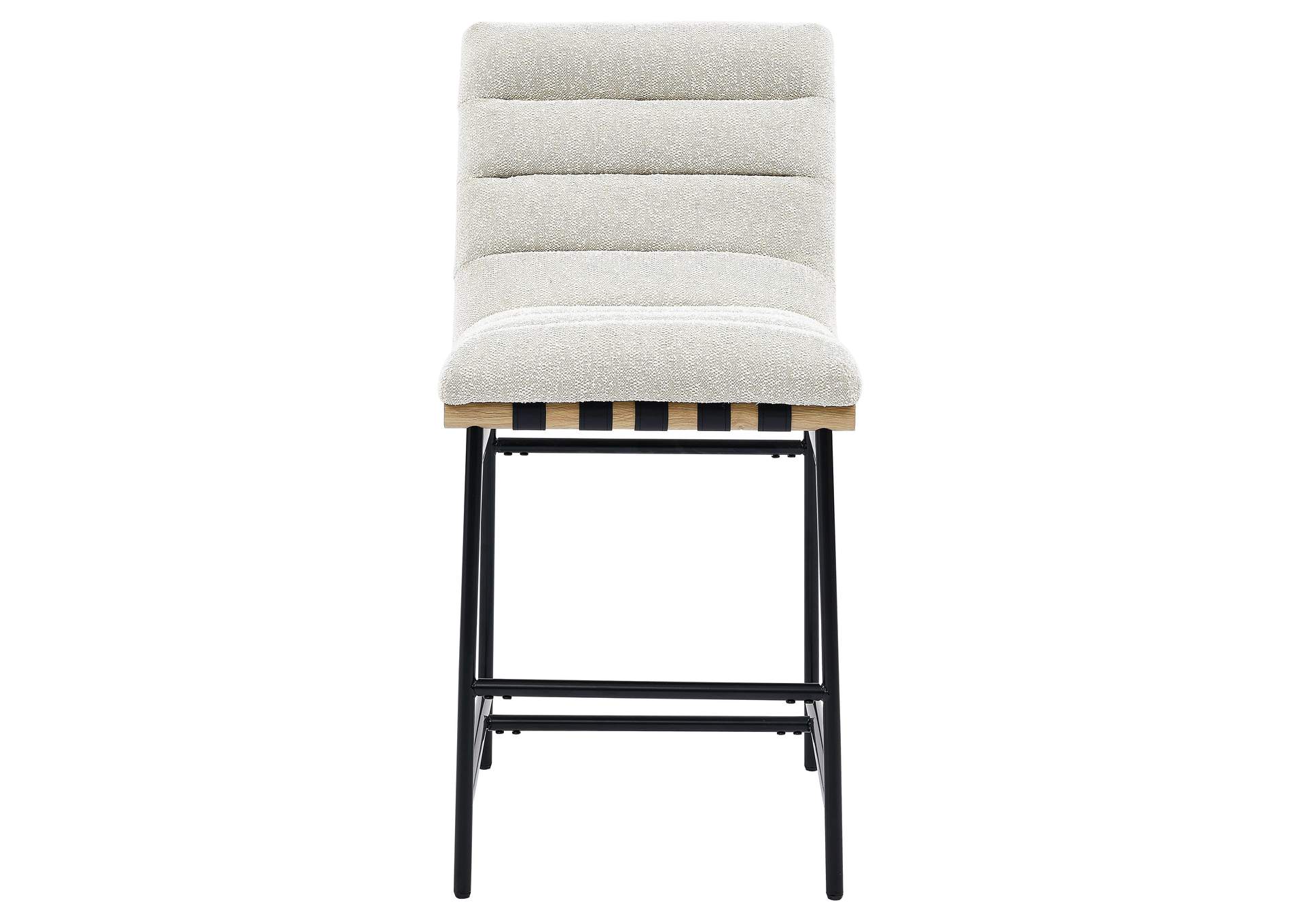 Nicco 24" Counter Chair, Eggshell Polyester Cover image 1