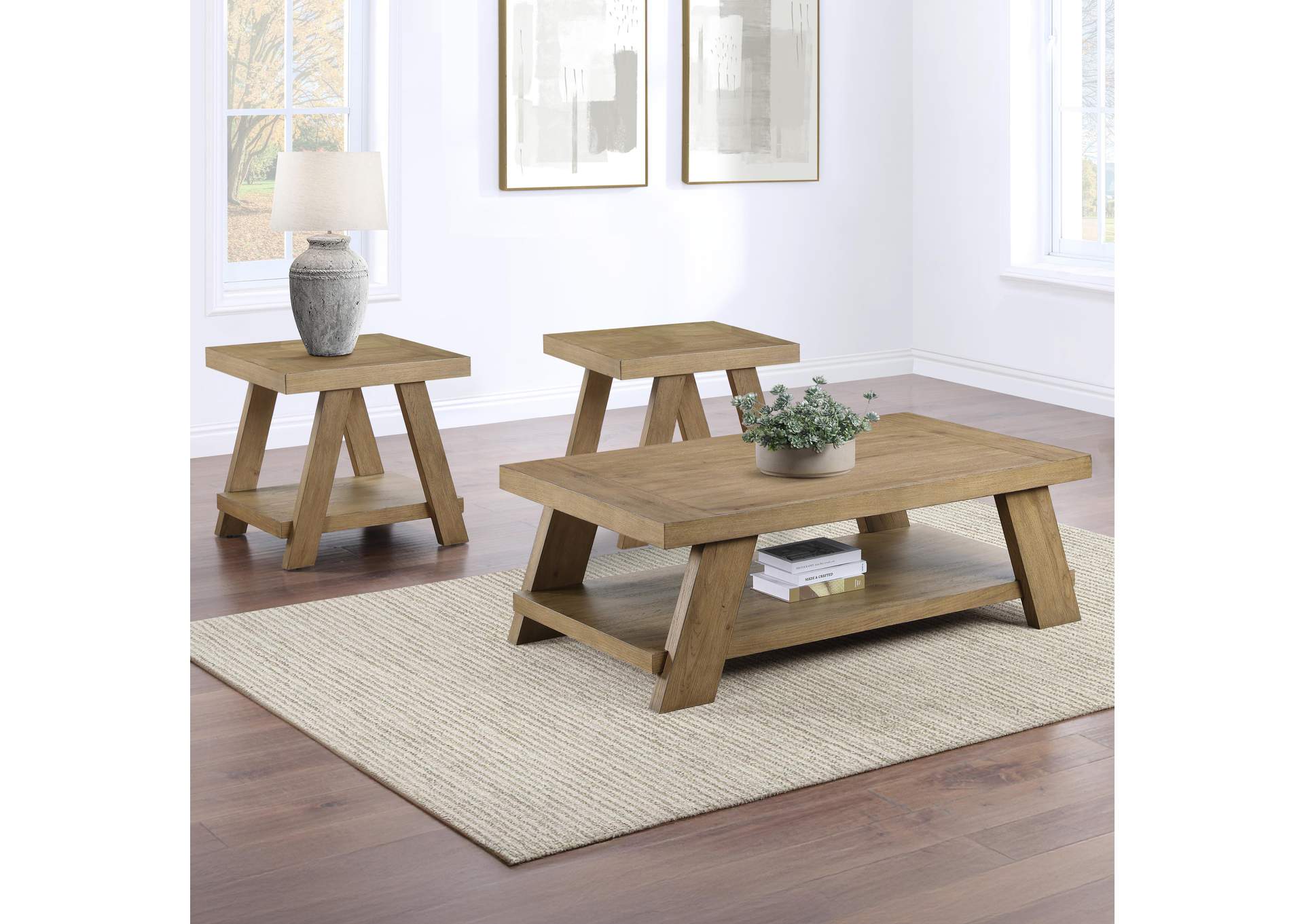 Orinda Brown 3-Piece Occasional Set image 1