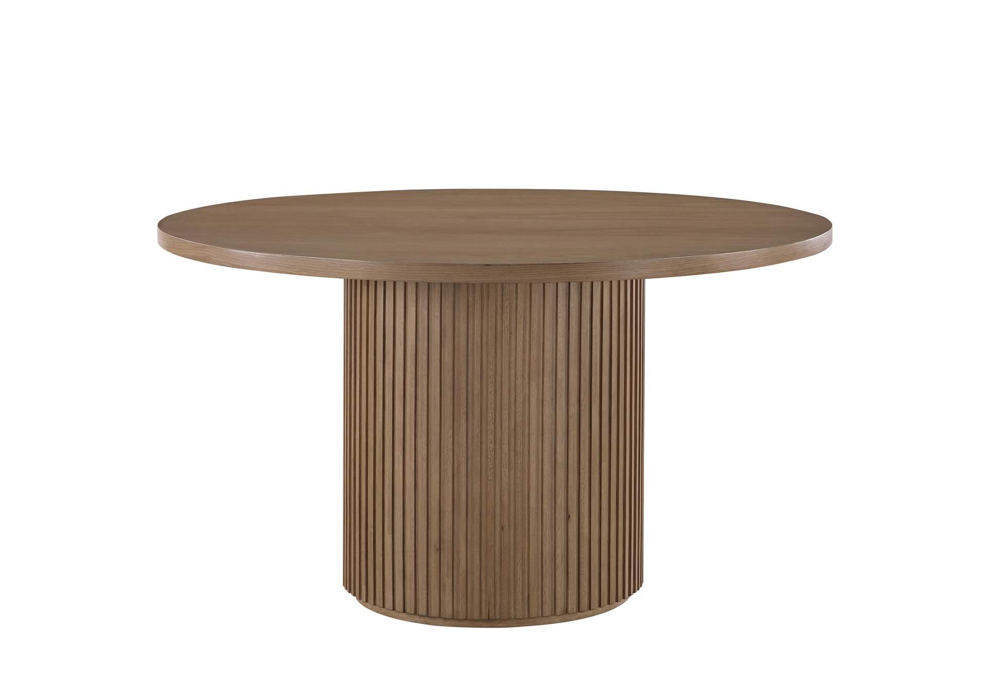 Colvin 52" Round Table, Brown image 1
