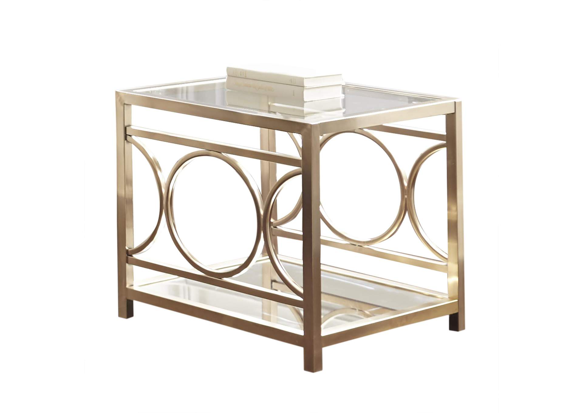Olympia Gold End Table image 1