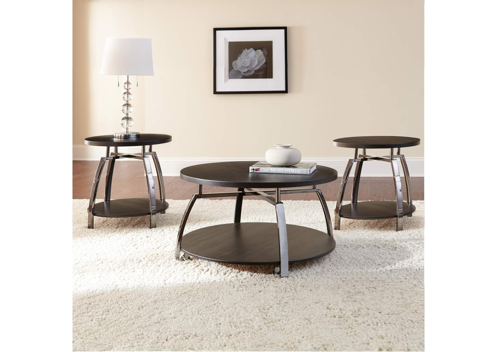 Coham Brown 3-Piece Occasional Set image 1