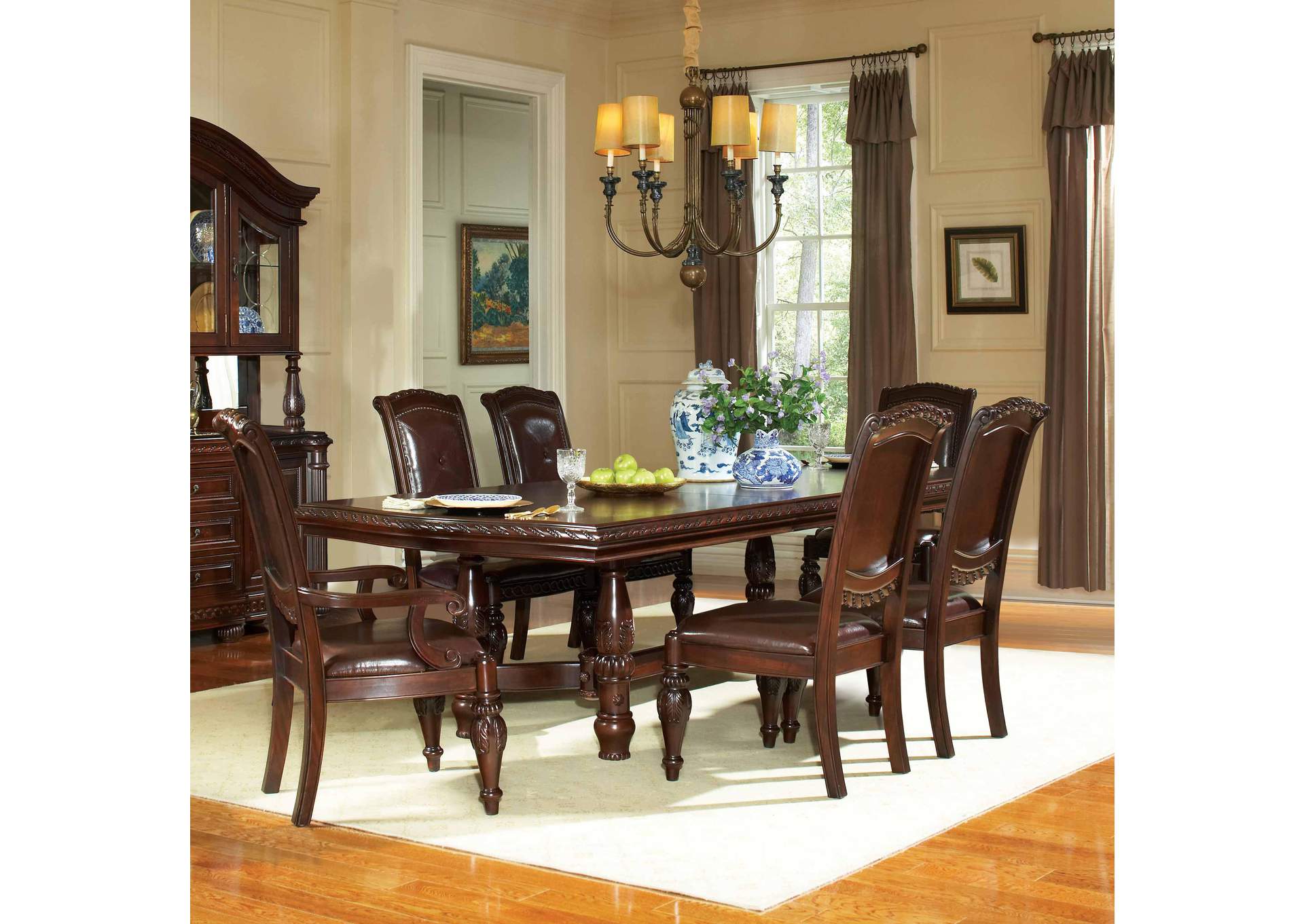 Antoinette Brown 7-Piece Dining Set image 1