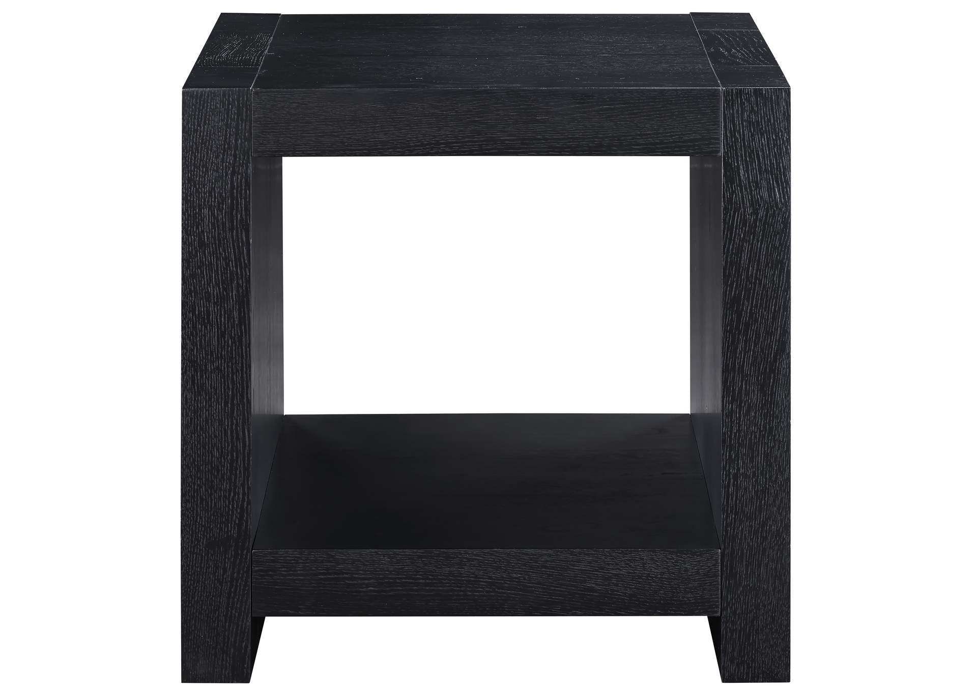 Aubrey End Table, Black Finish image 1