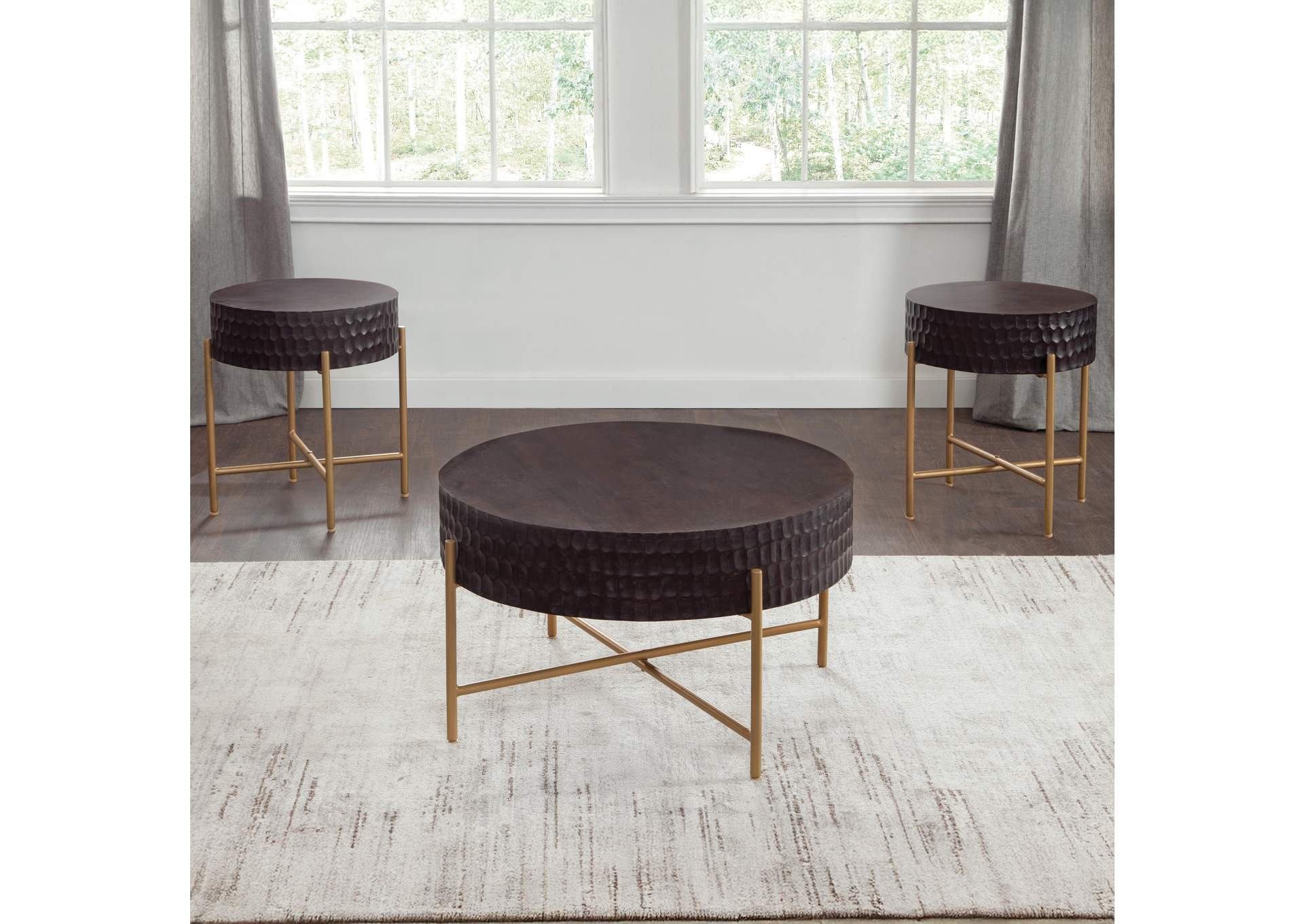 Bobbi Espresso 3-Piece Occasional Set image 1