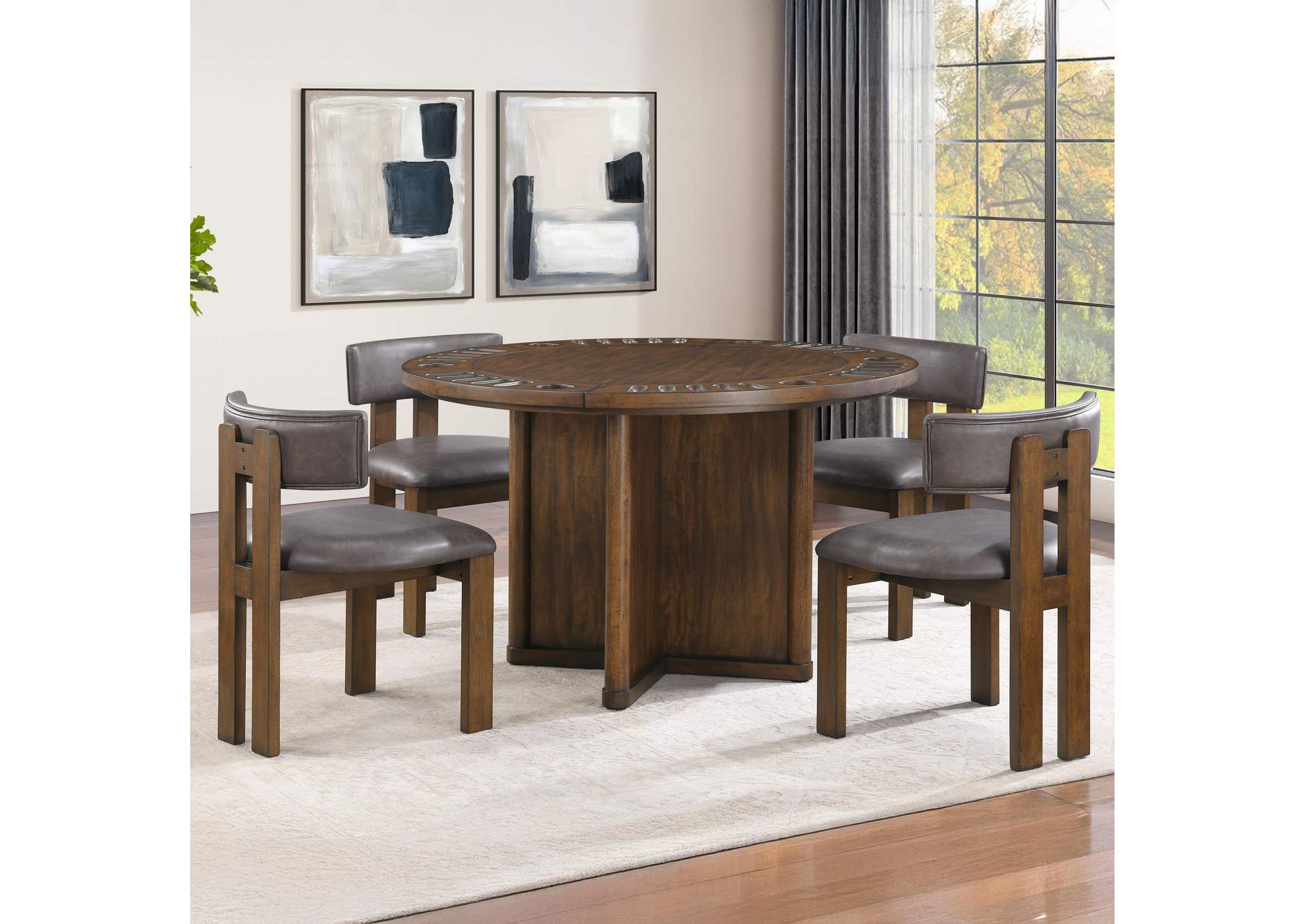 Cambridge Brown 6-Piece Dining Set image 1