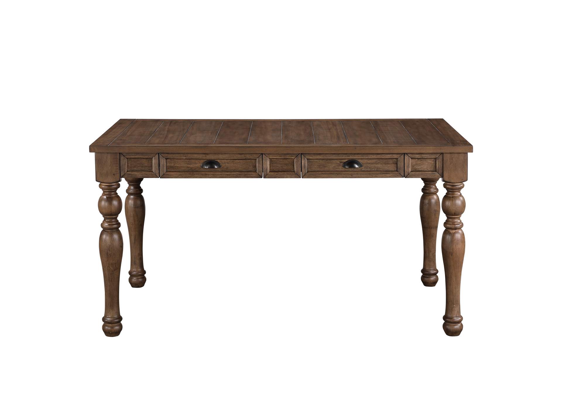 Joanna 4-Drawer Dining Table, Brown image 1