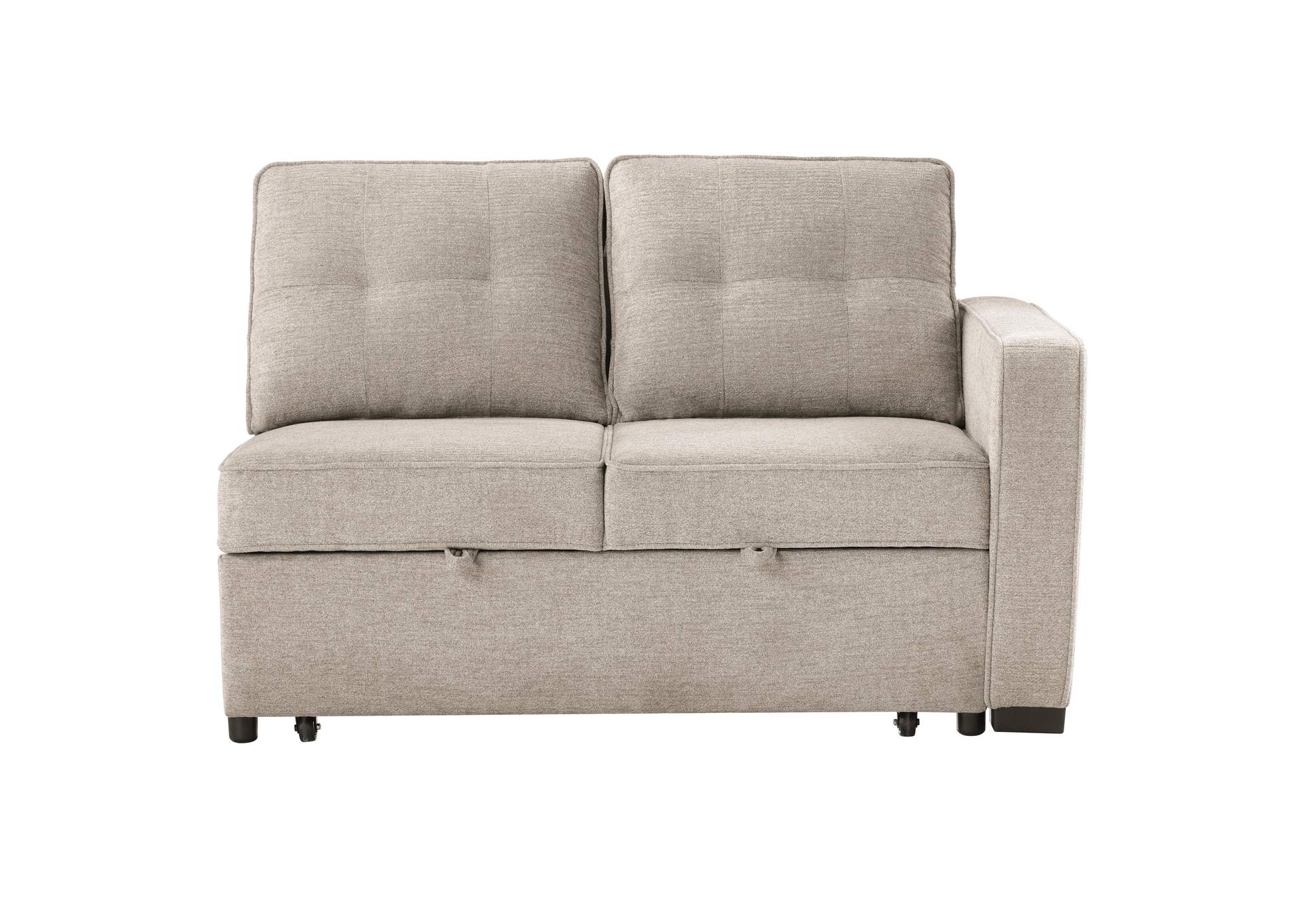 Noah Sleeper Loveseat, Tan image 1