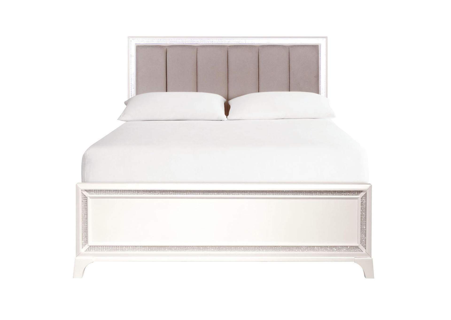 Cassie White Queen Bed image 1