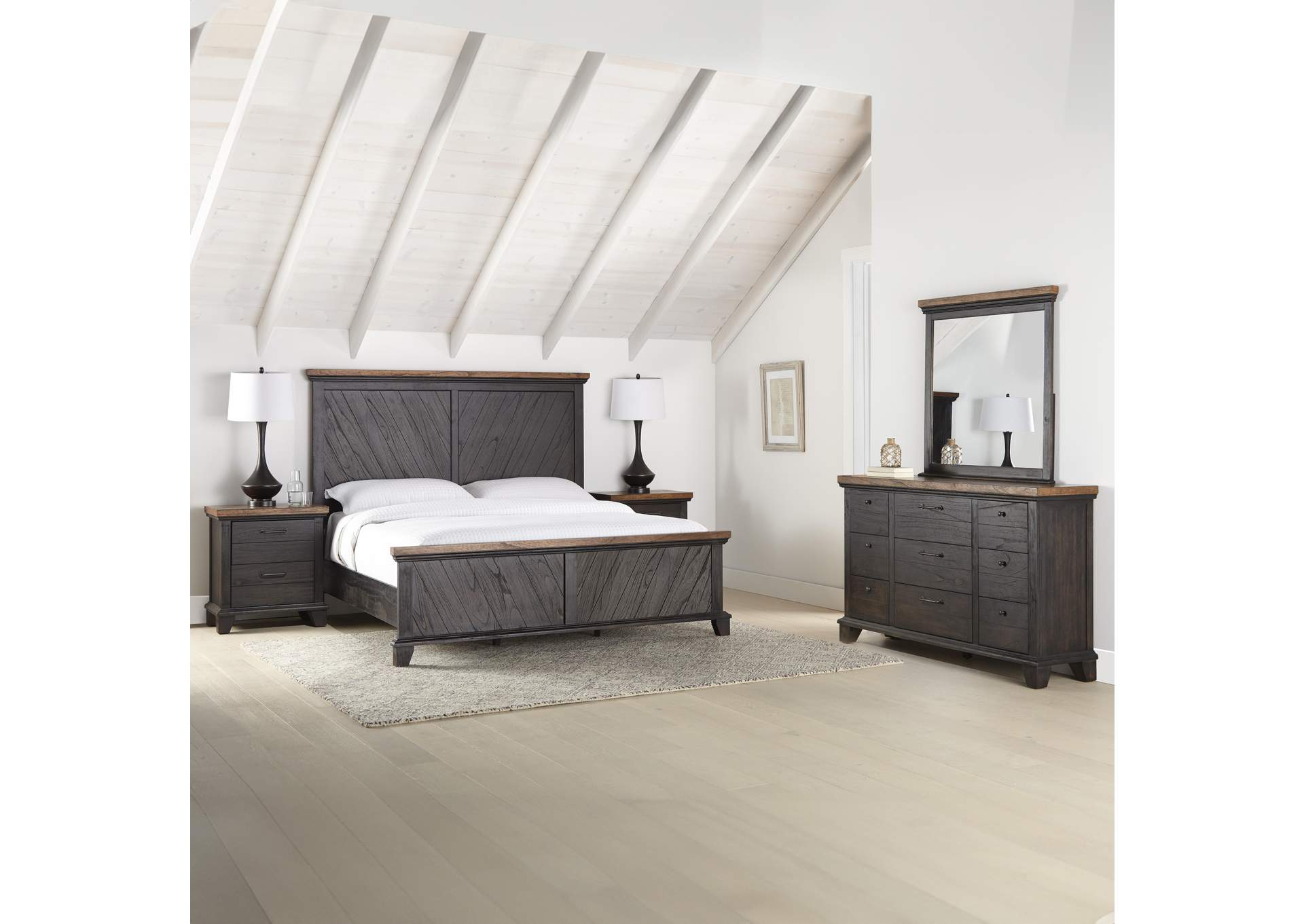 Bear Creek Brown Queen 4-Piece Bedroom Set image 1