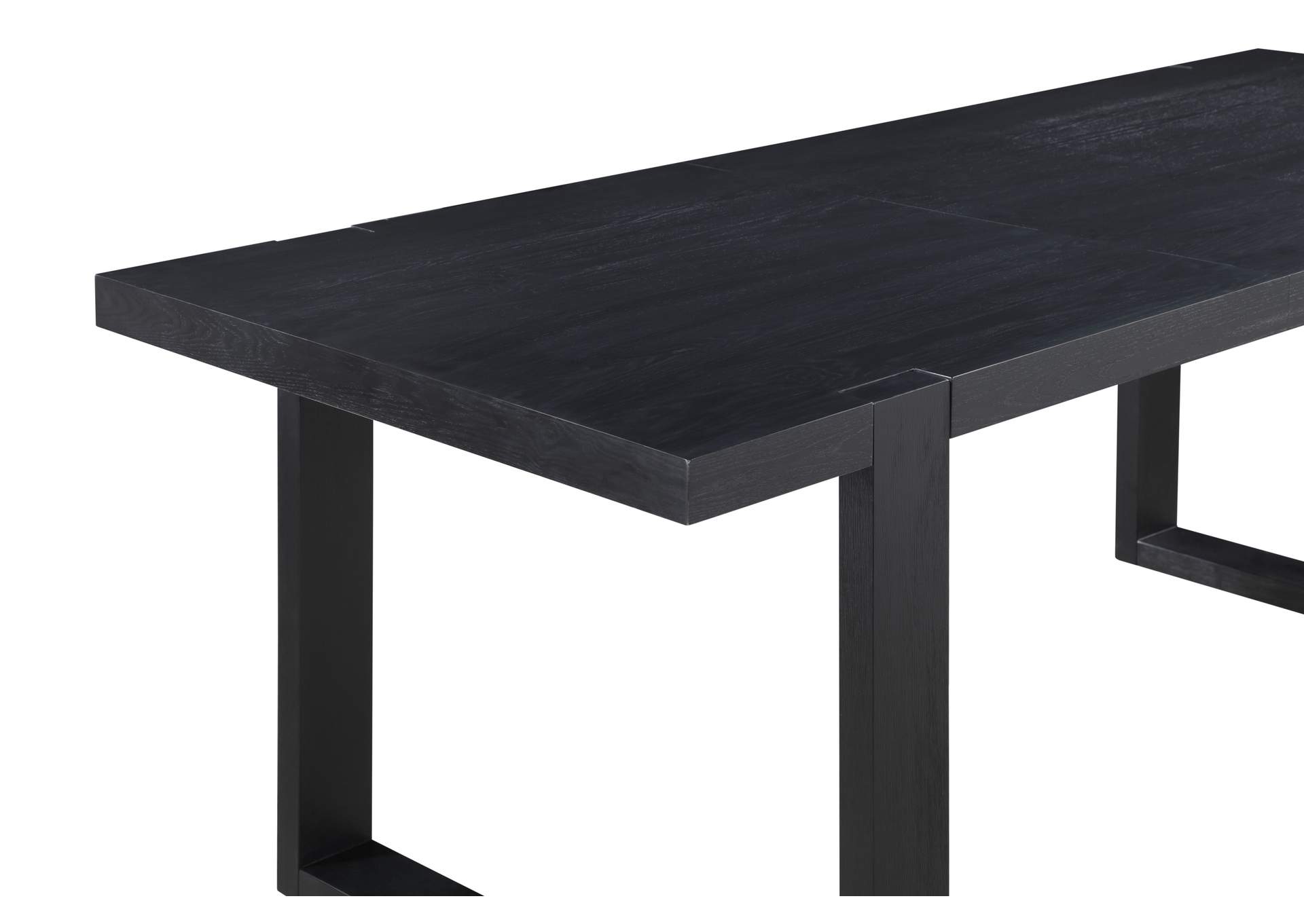 Yves Black Counter Table with 4 Grey Counter Chairs image 14