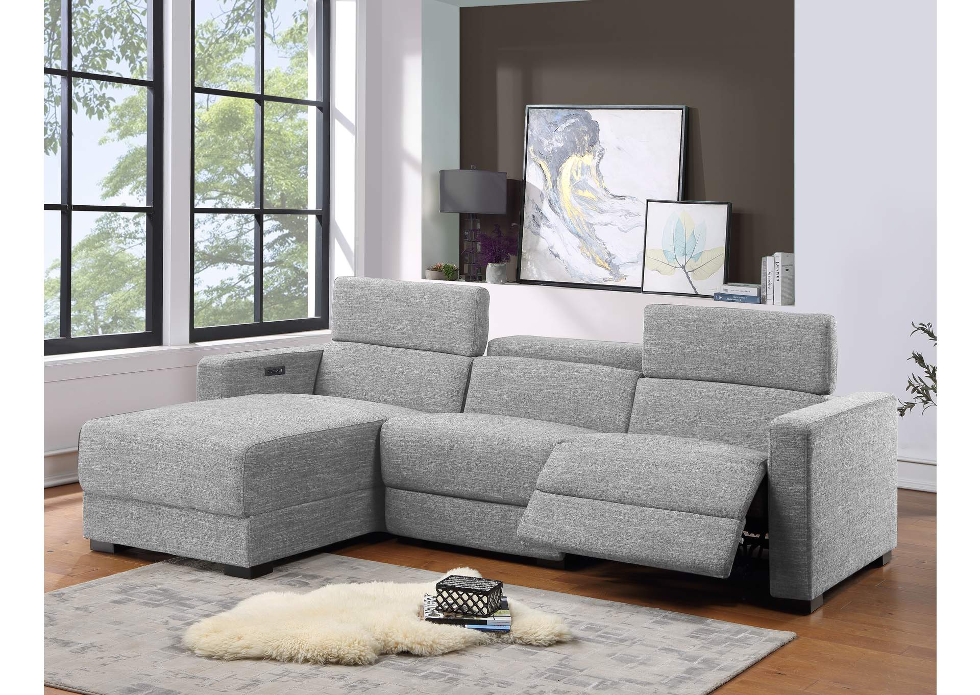 Zara Right-Arm-Facing Power - Power Reclining Loveseat