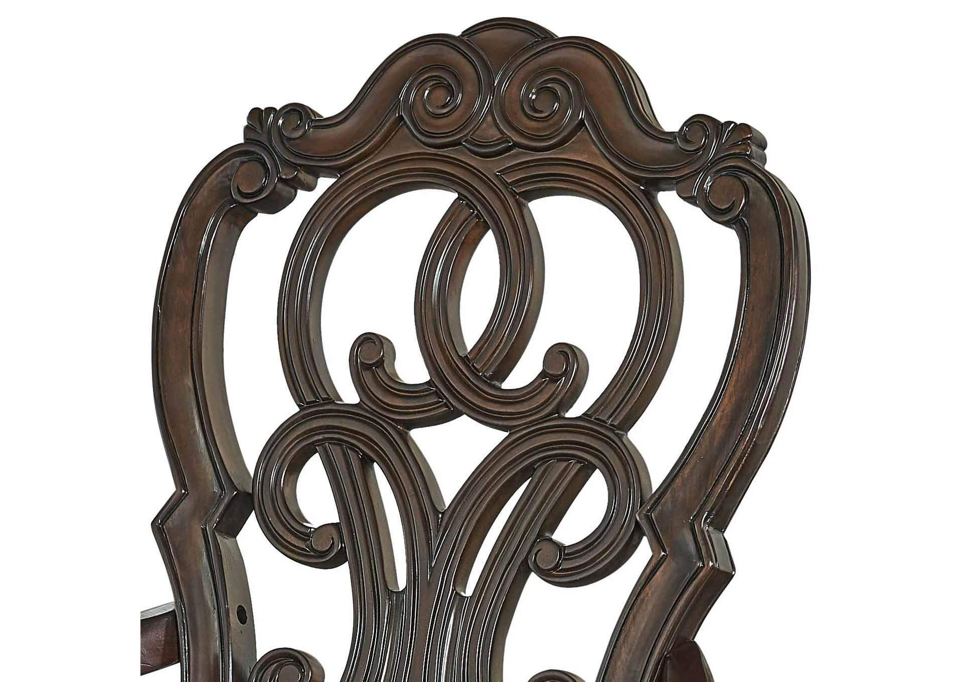 Royale 11-Piece Dining Set - Table, 8 Side Chairs, 2 Arm Chairs image 5