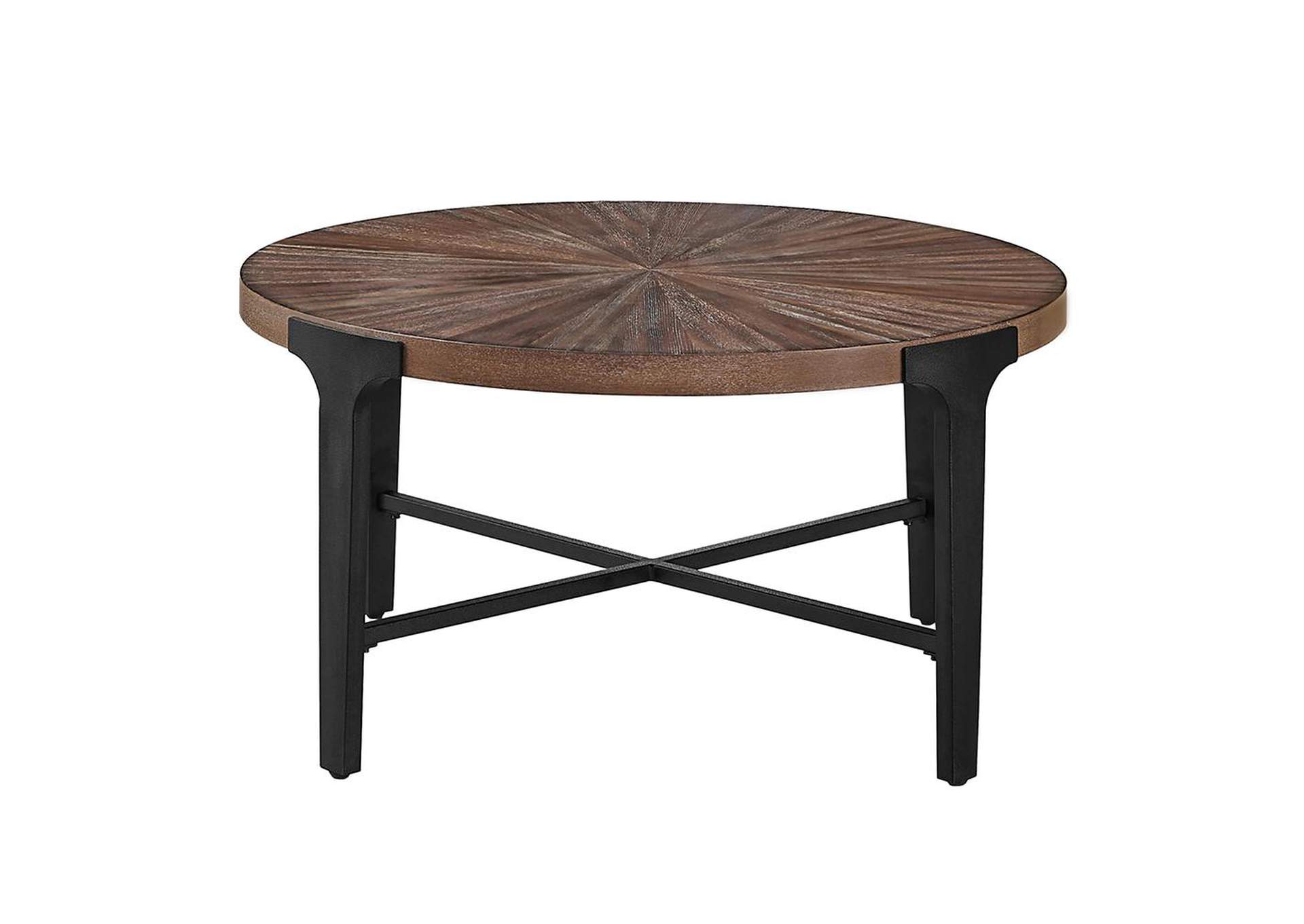 Chevron Round Cocktail Table image 1
