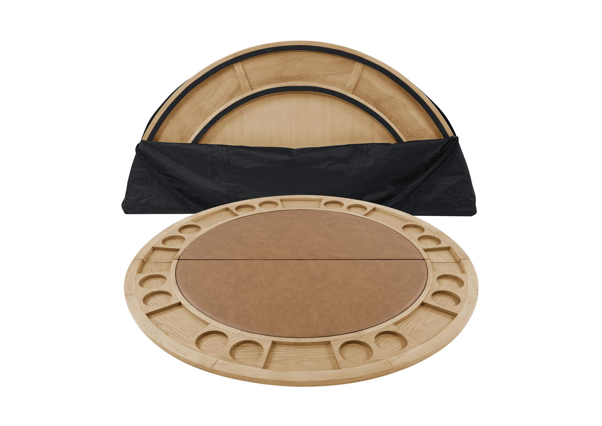 Rylie Counter Table with Game Top, Natural Finish image 5