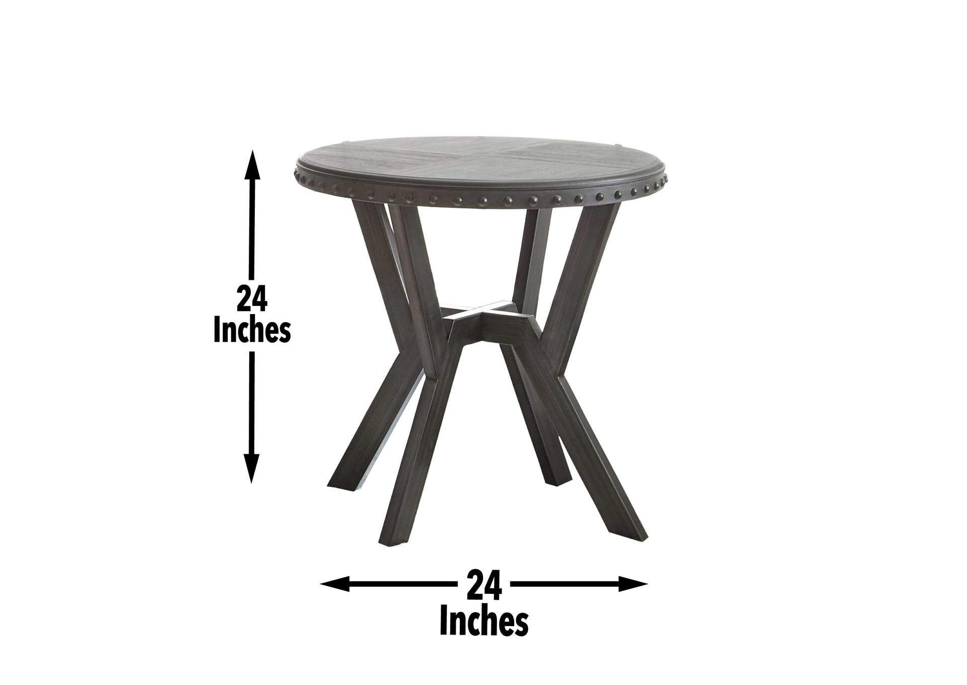 Alamo Round End Table