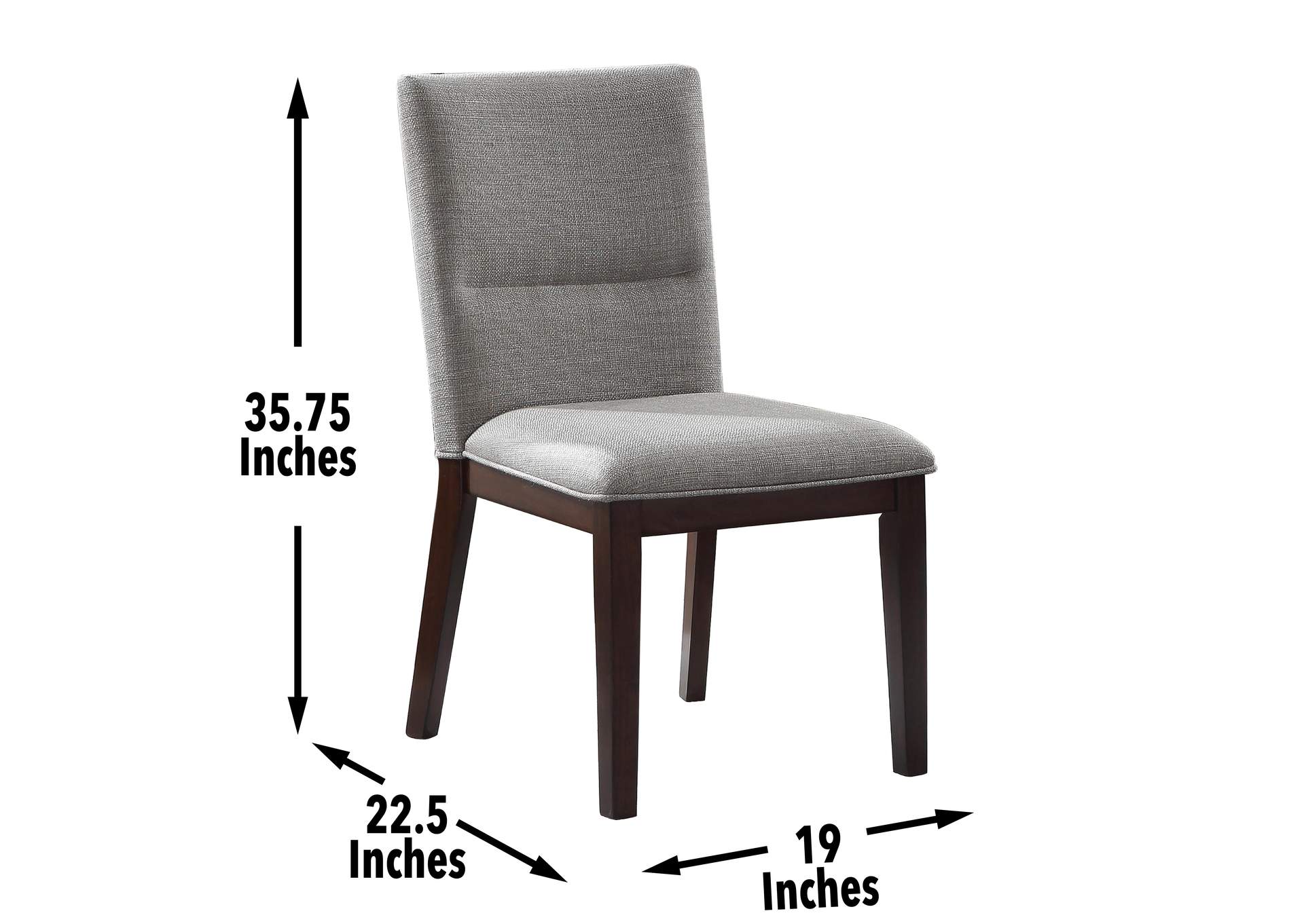 Amalie Side Chair, Brown