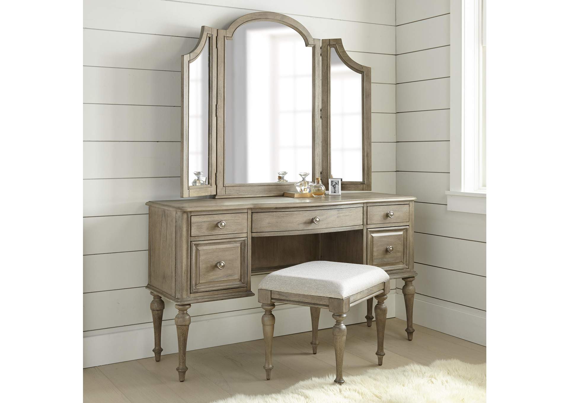Highland Park Vanity Bench