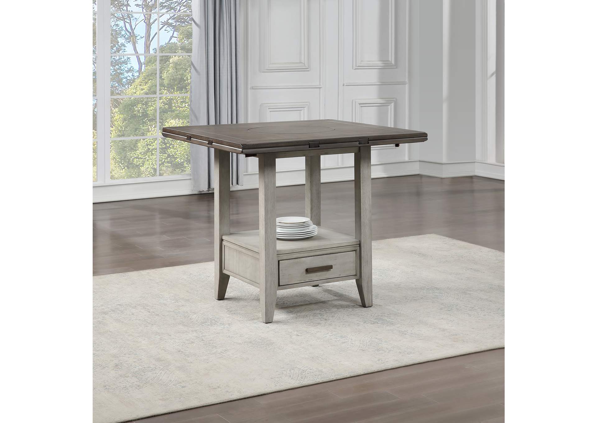 Abacus Drop Leaf Counter Table image 2