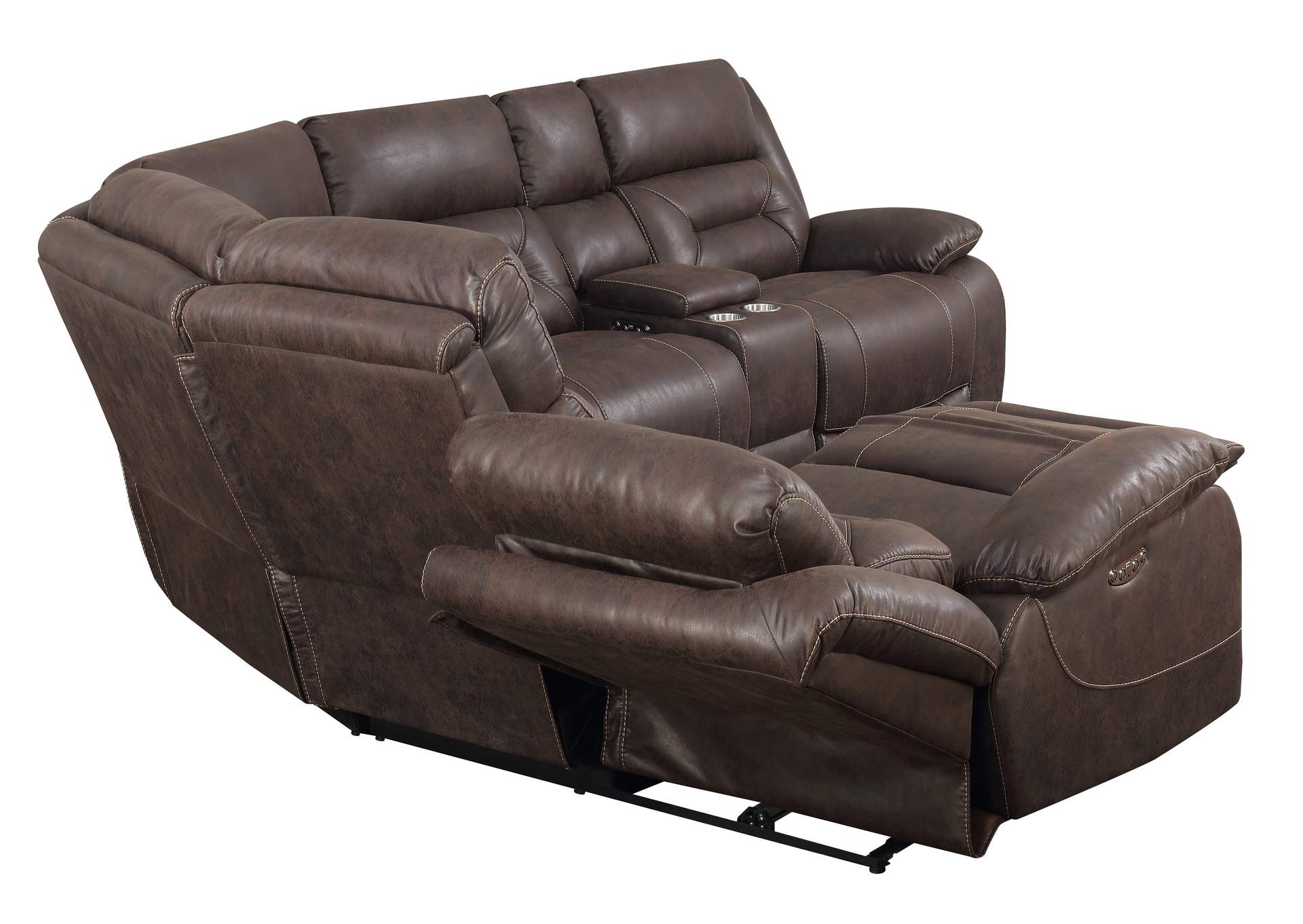 Aria 3-Piece Reclining Sectional Sideboard image 8