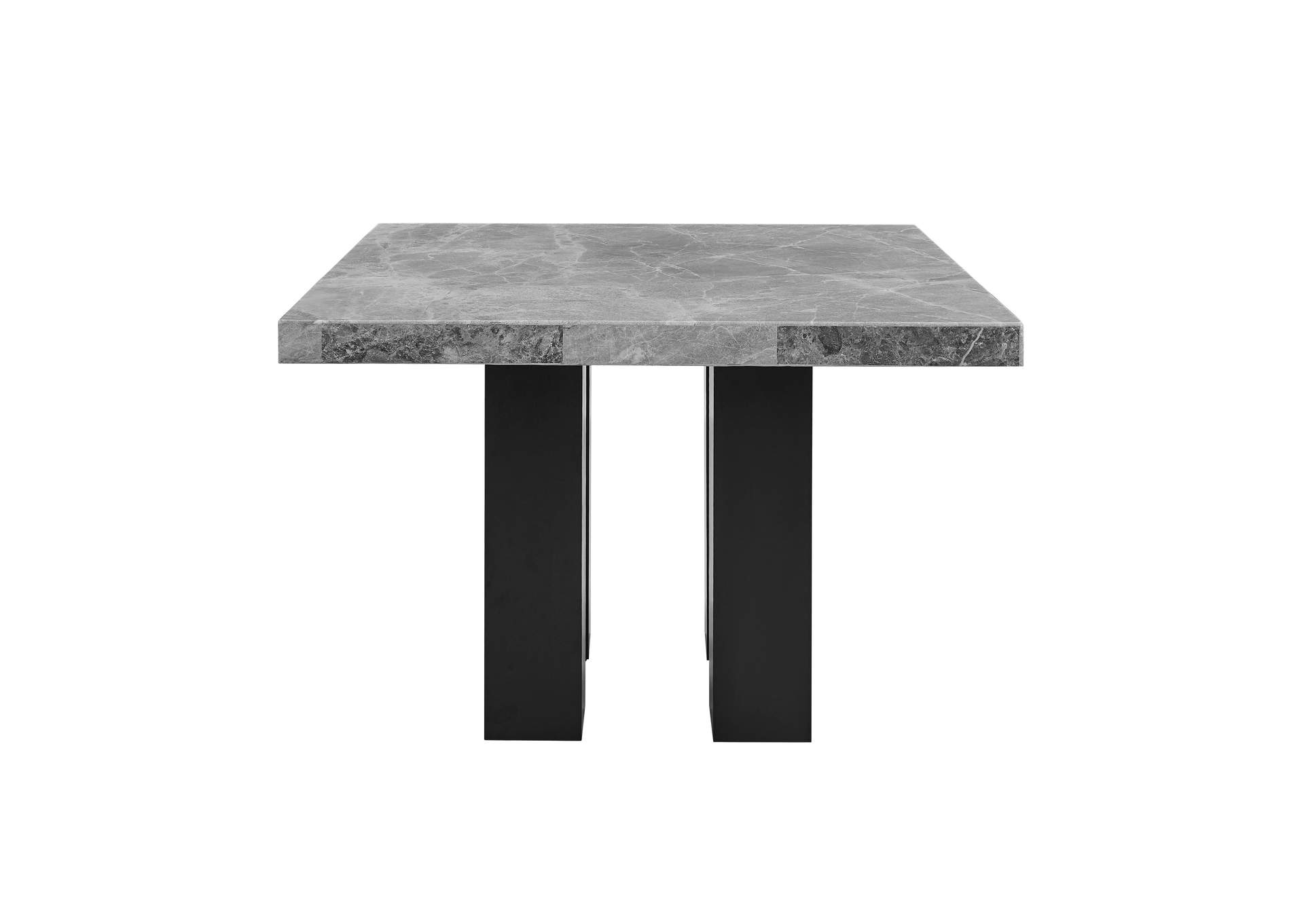 Camila Square Gray Marble Top Table