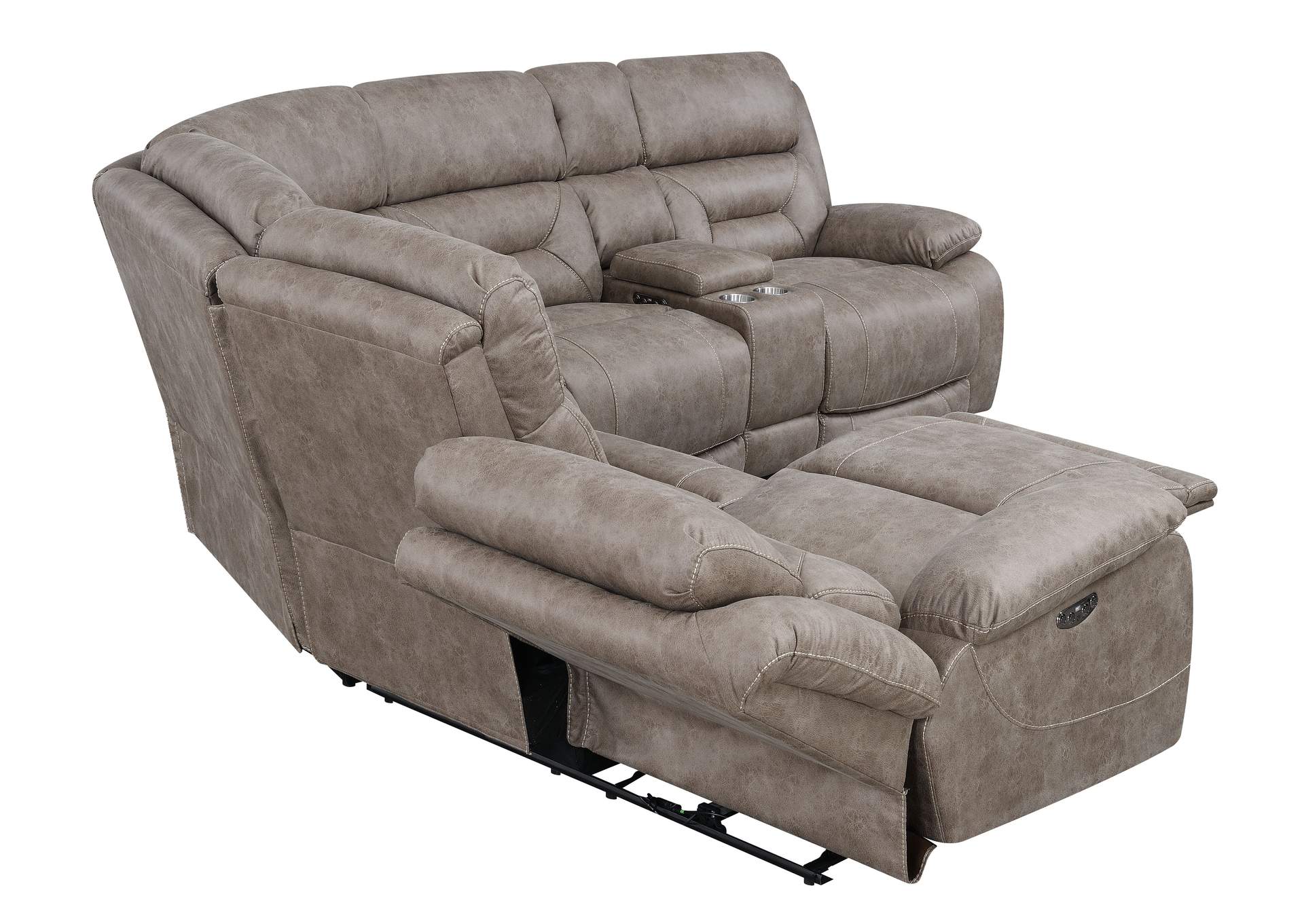 Aria 3-Piece Reclining Sectional Dual-Sided image 5