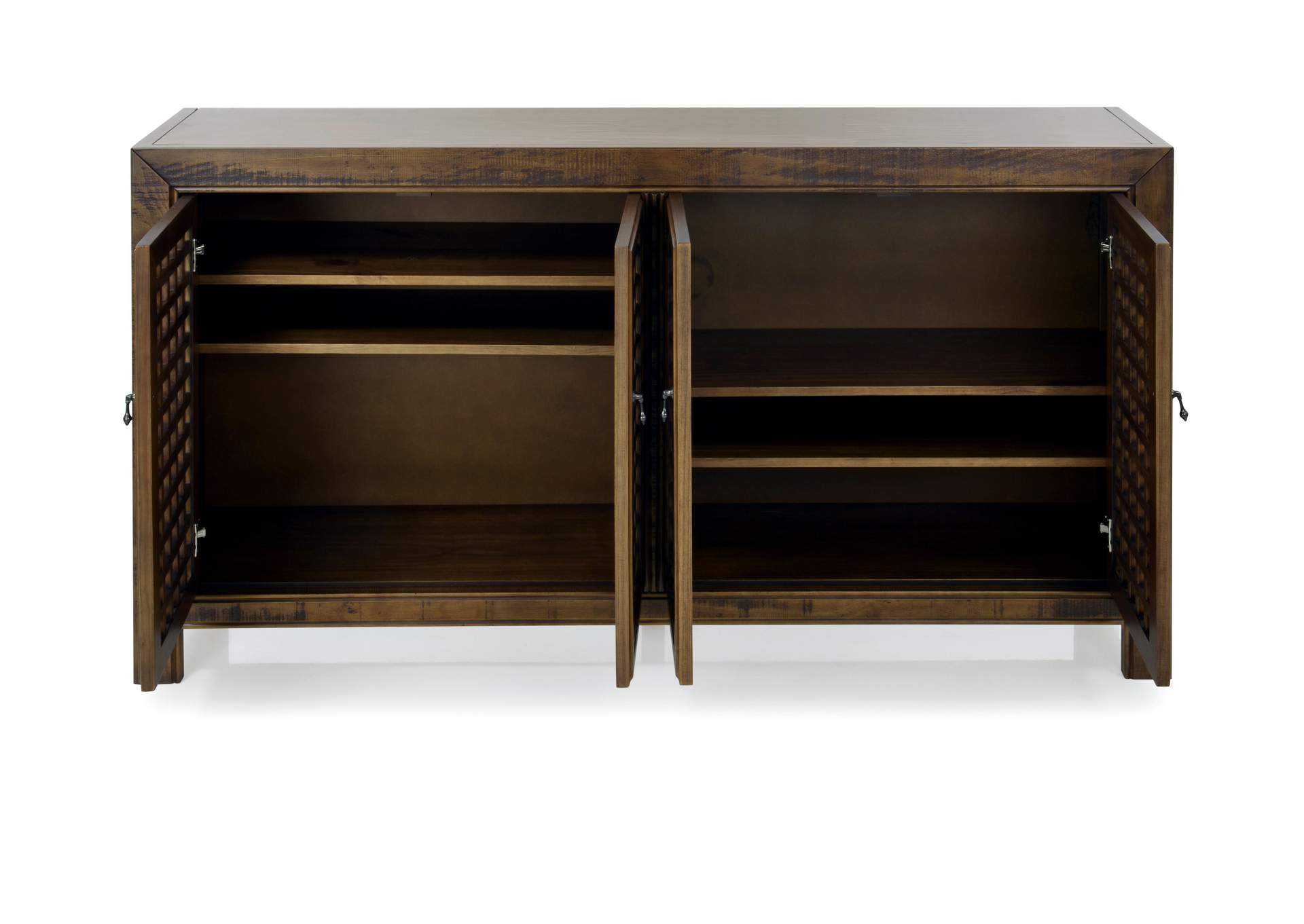 Rio 4 Door Accent Cabinet Mocha