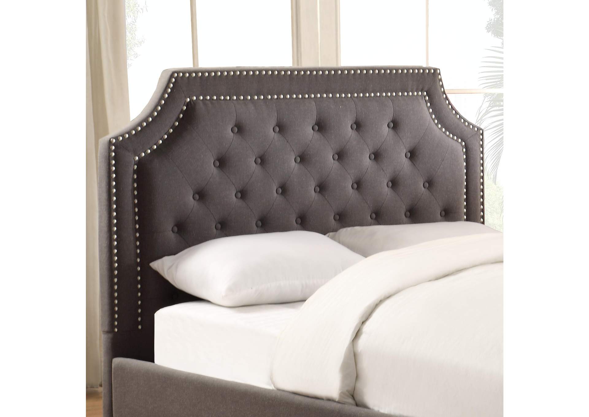 Wilshire Queen Bed Gray image 5