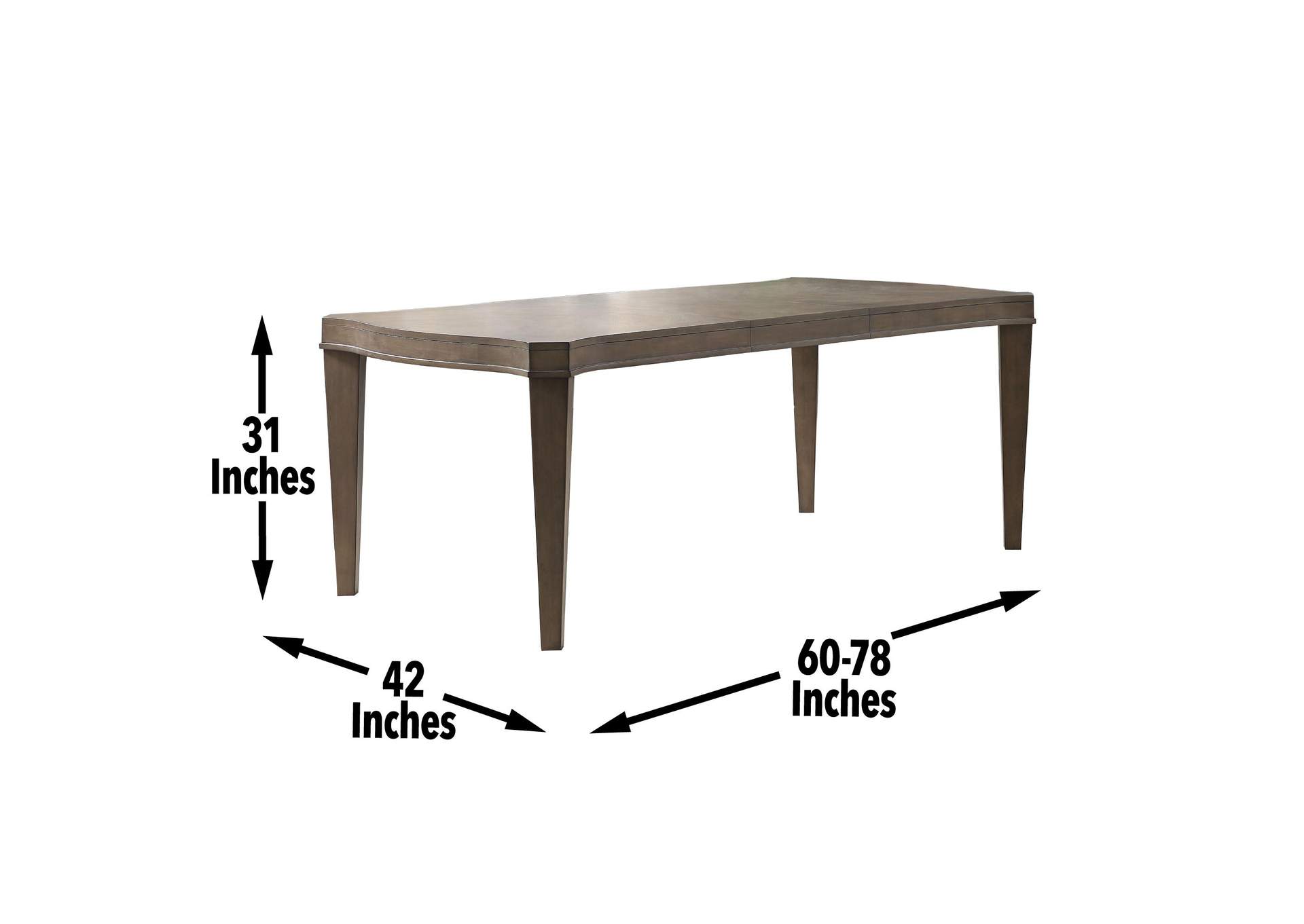 Bordeaux Dining Table With 18