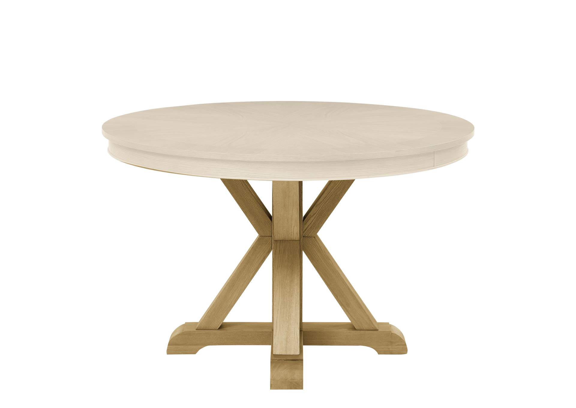 Rylie Dining Table with Game Top and 4 Captains Chairs, Natural Finish image 9