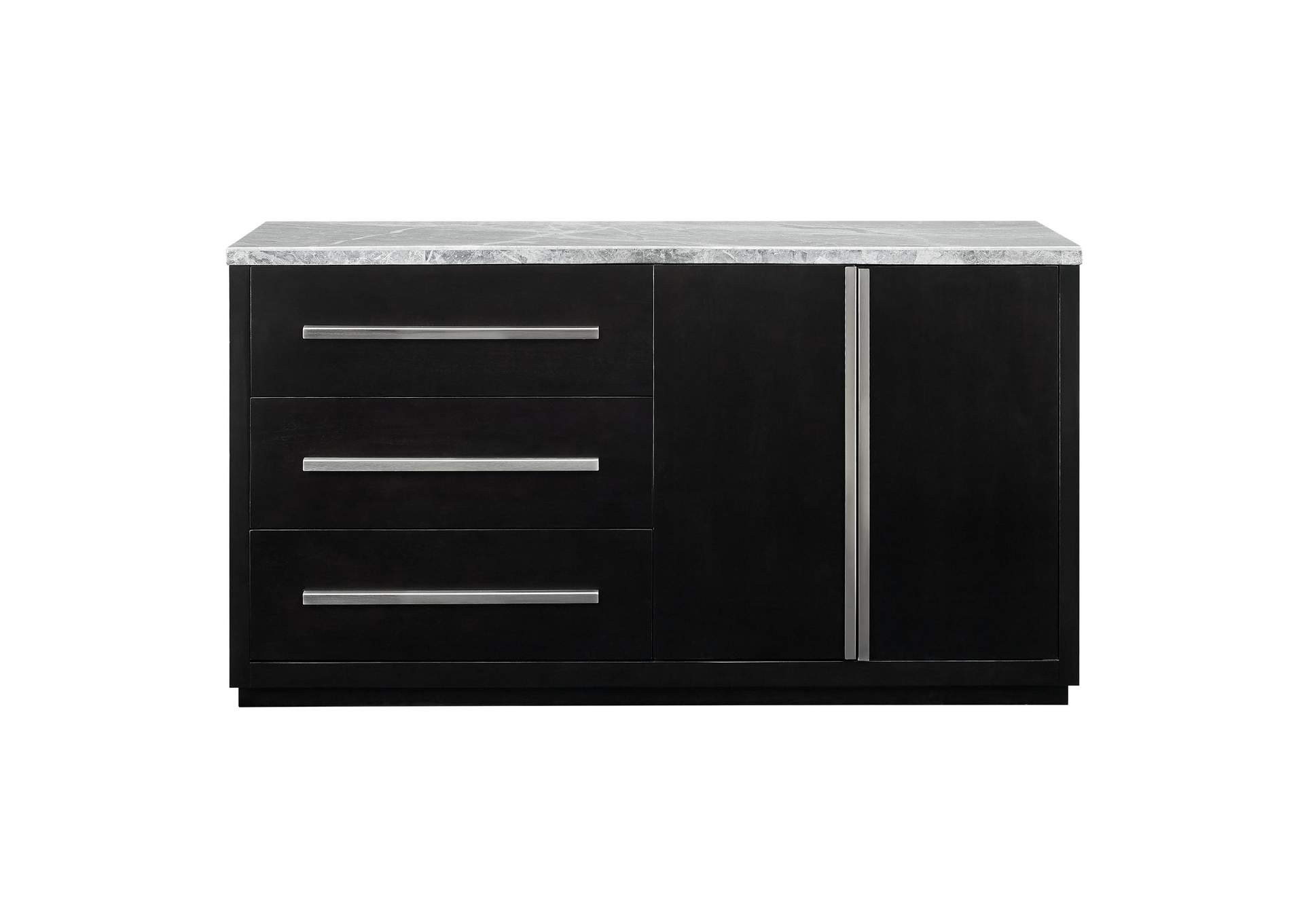 Camila Gray Marble Top Server