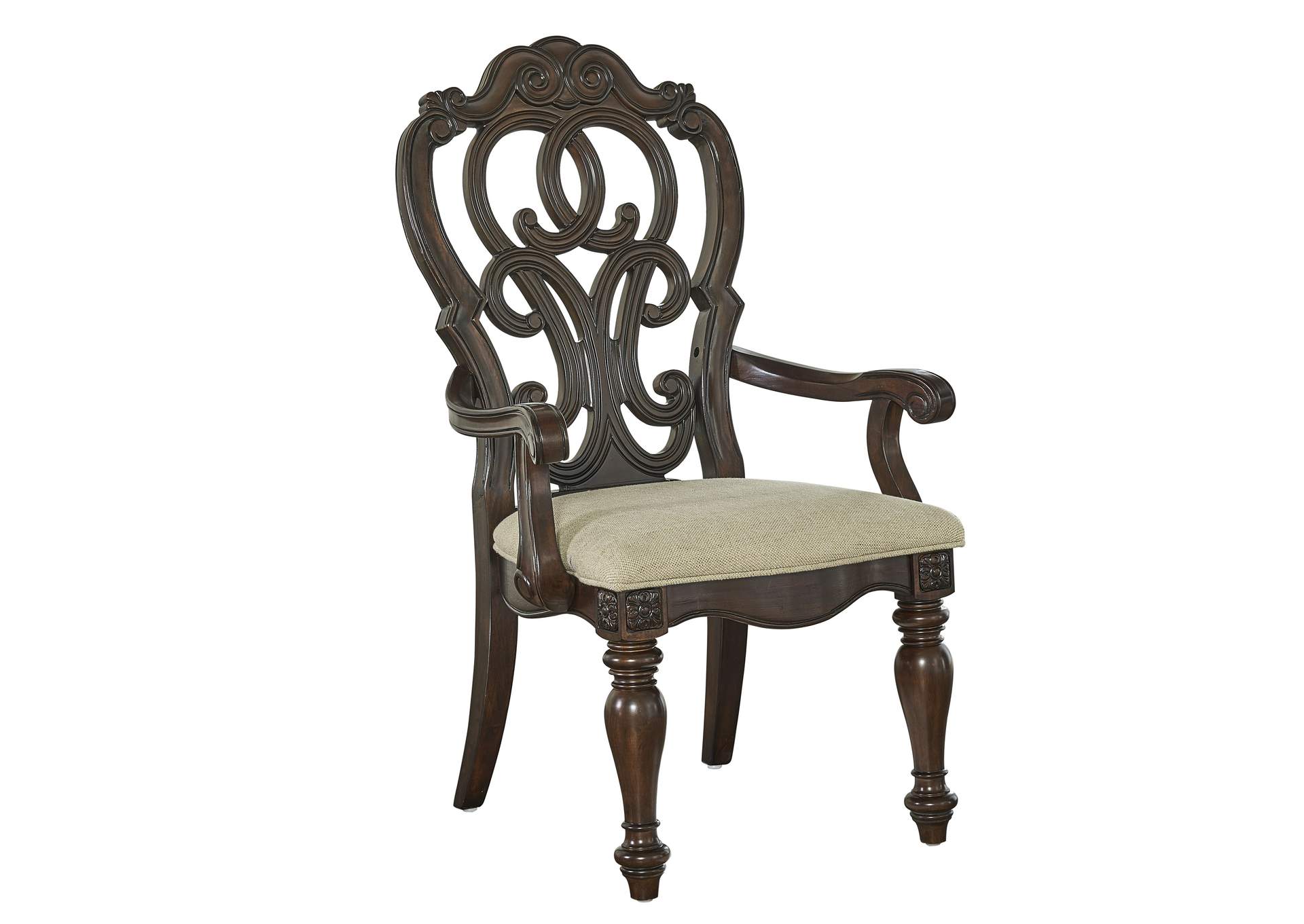 Royale 11-Piece Dining Set - Table, 8 Side Chairs, 2 Arm Chairs image 4