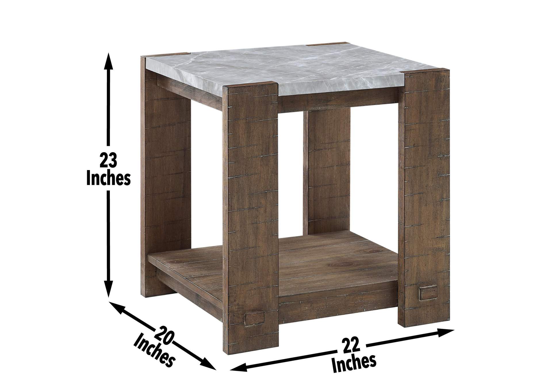 Libby Sintered Stone End Table