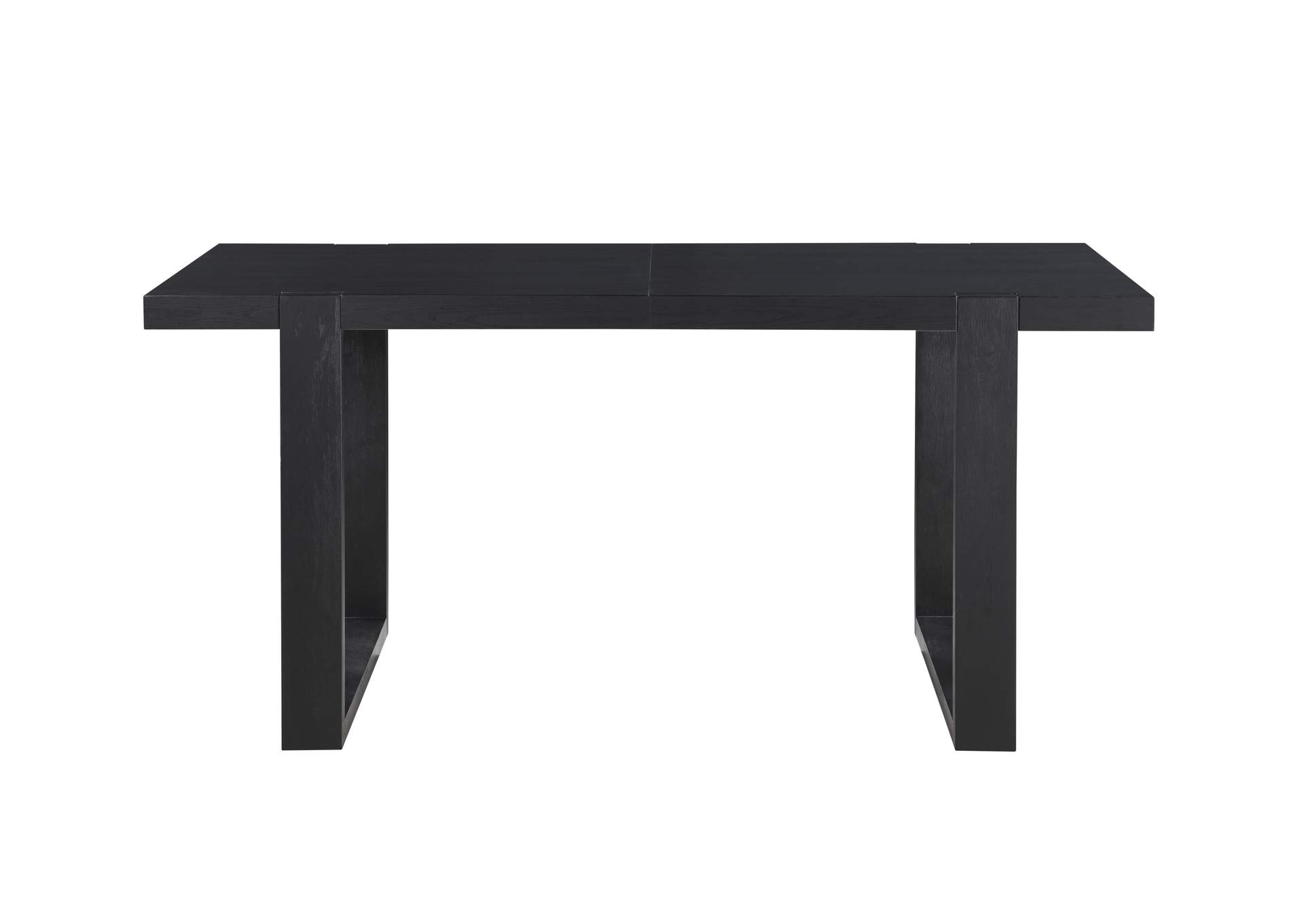 Yves Black Counter Table with 4 Grey Counter Chairs image 12