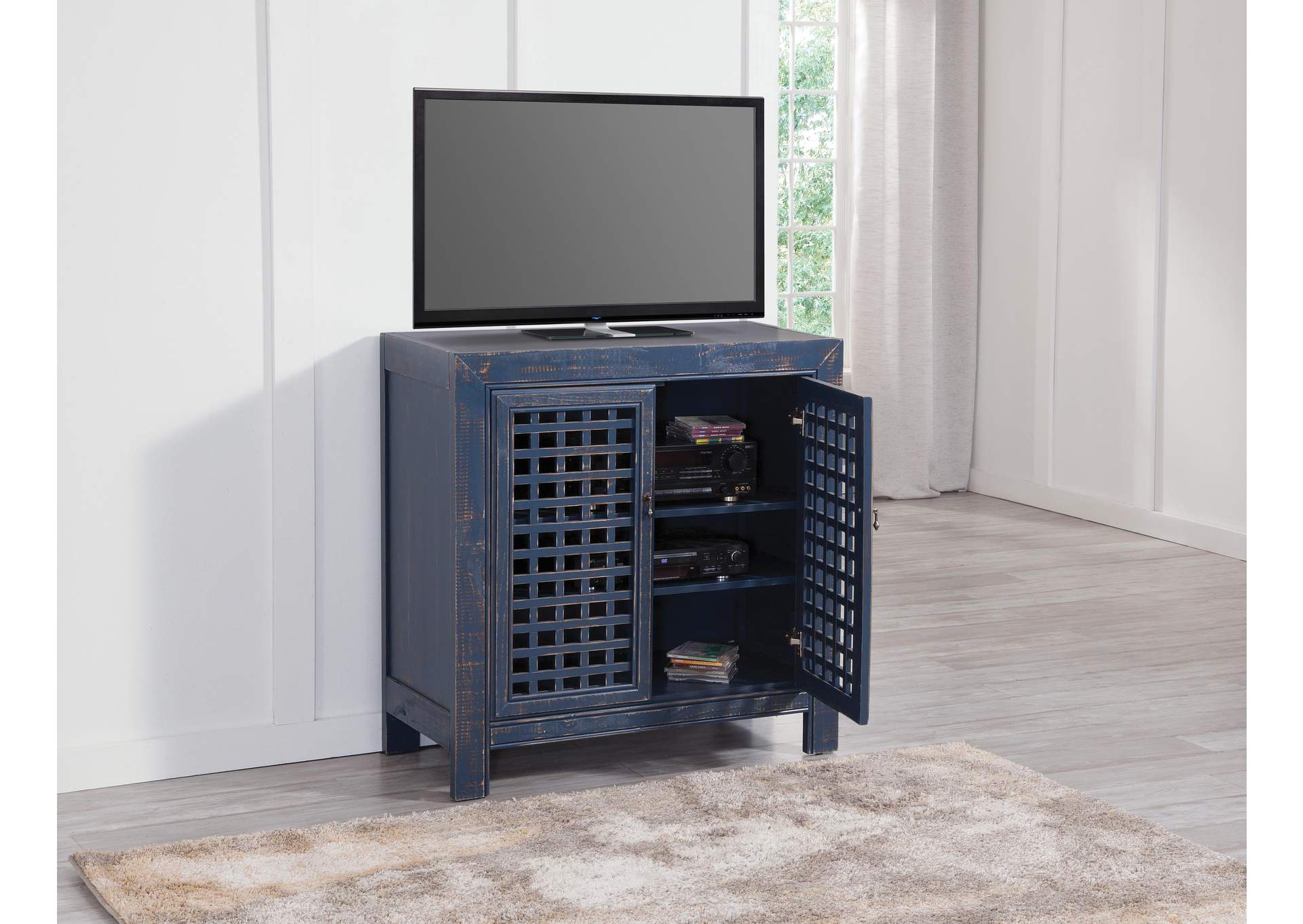 Rio Accent Cabinet Navy