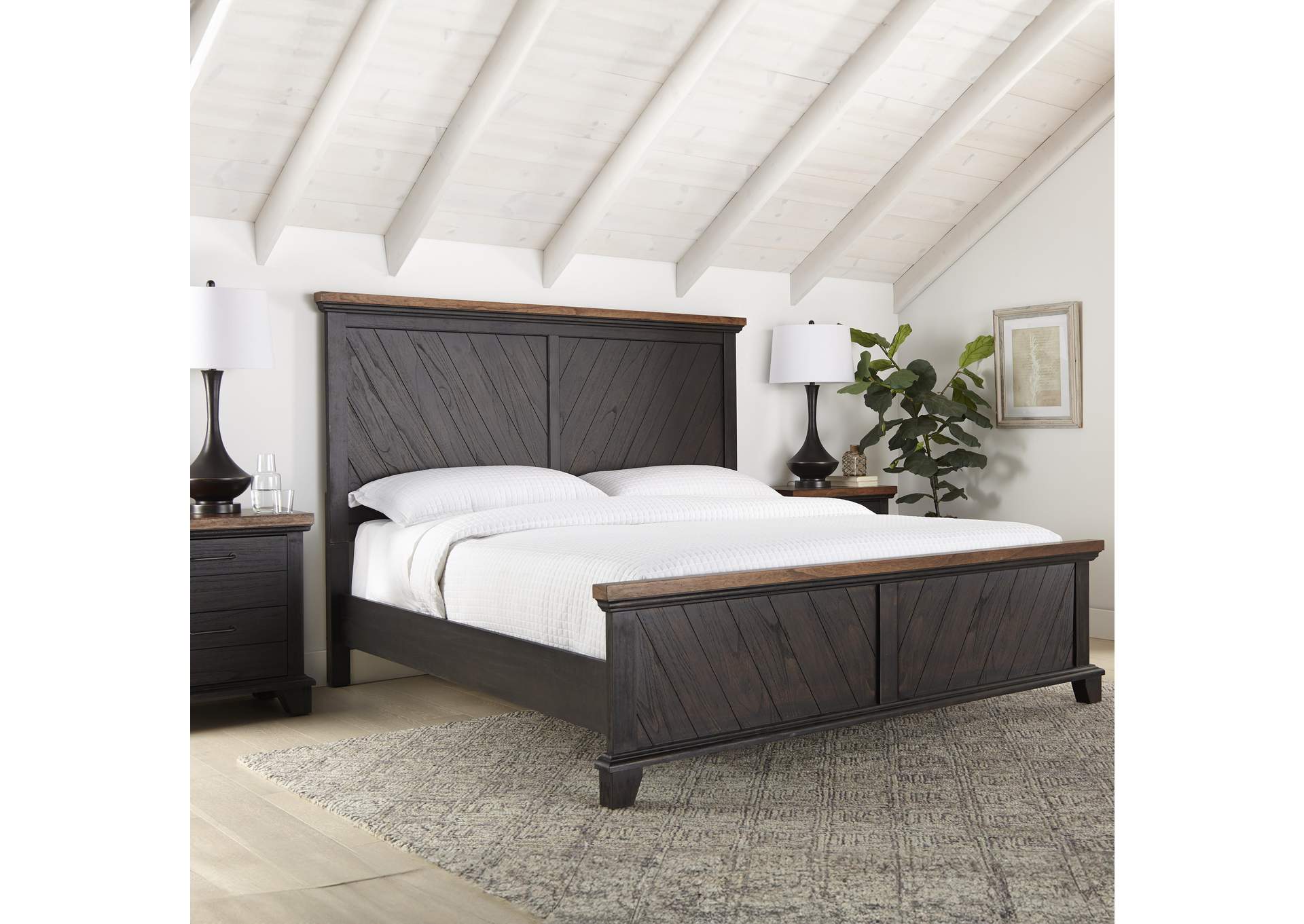 Bear Creek King Bed Brown image 2