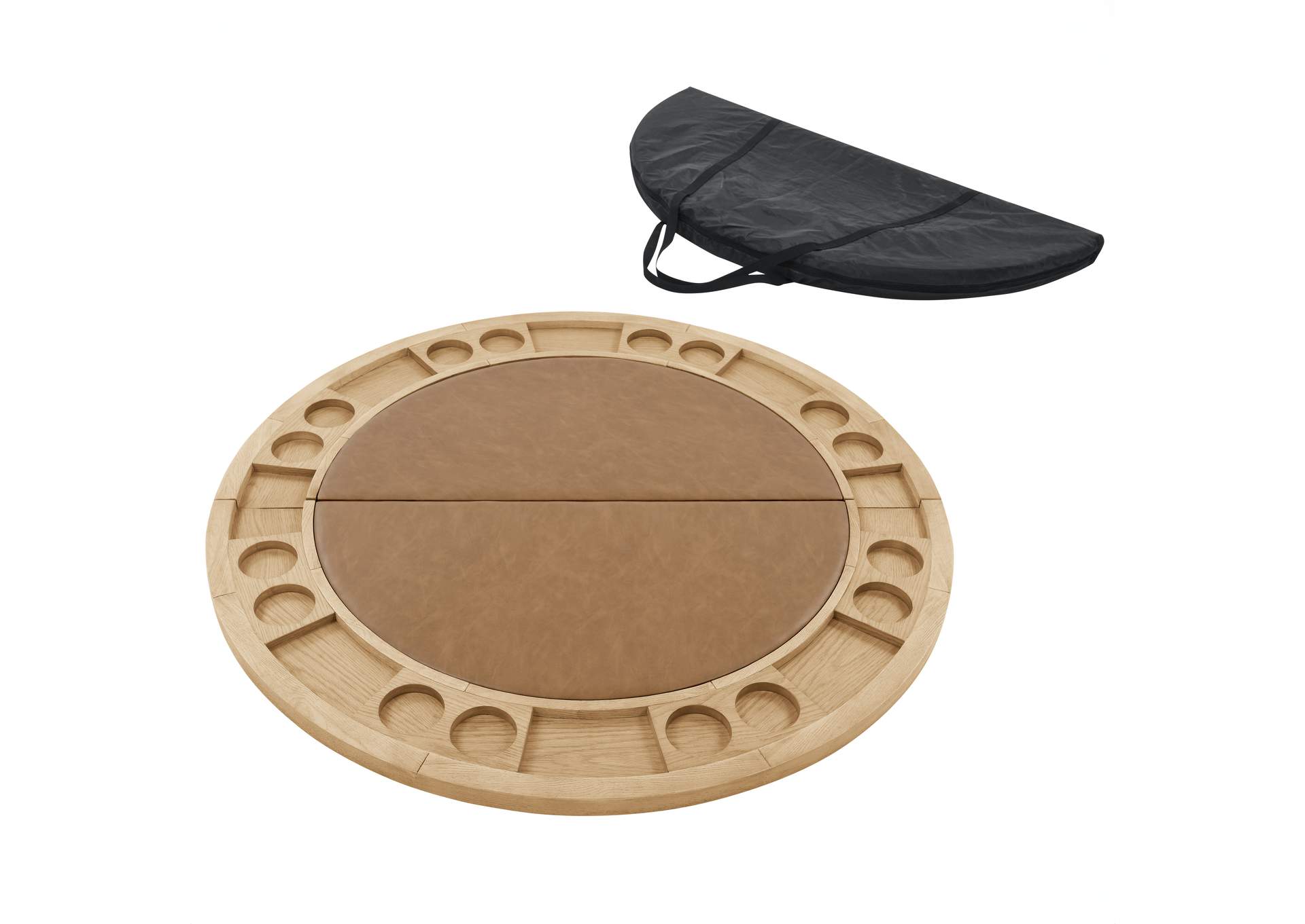 Rylie Counter Table with Game Top, Natural Finish image 6