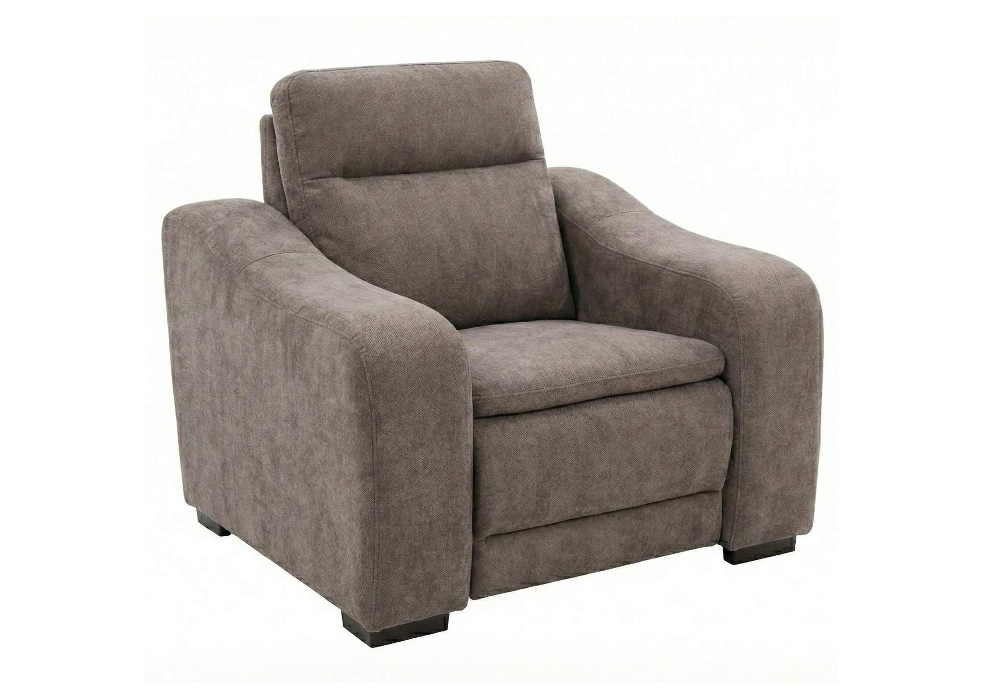 Conroe Gray Power Recliner image 1