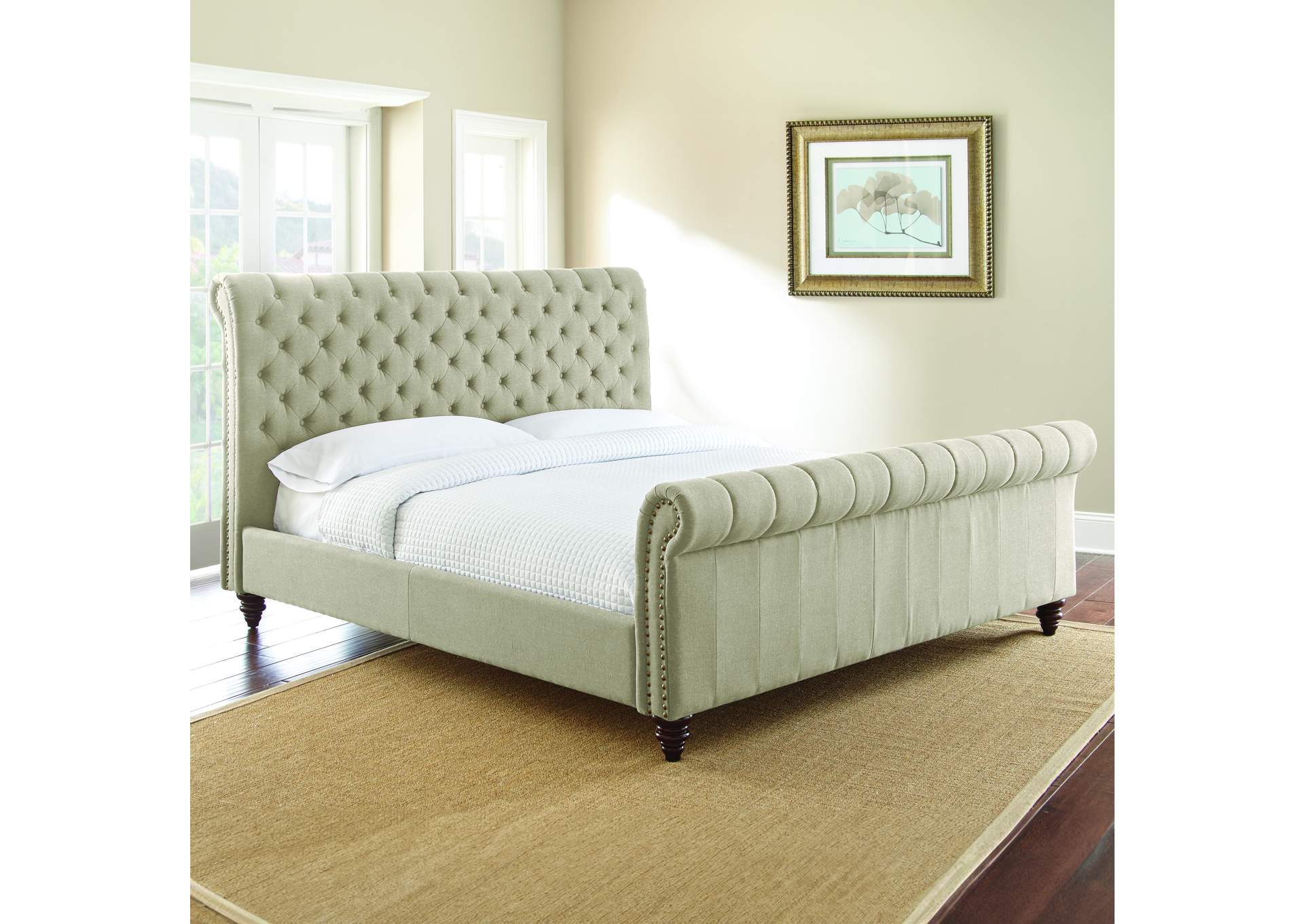 Swanson King Bed Sand image 2